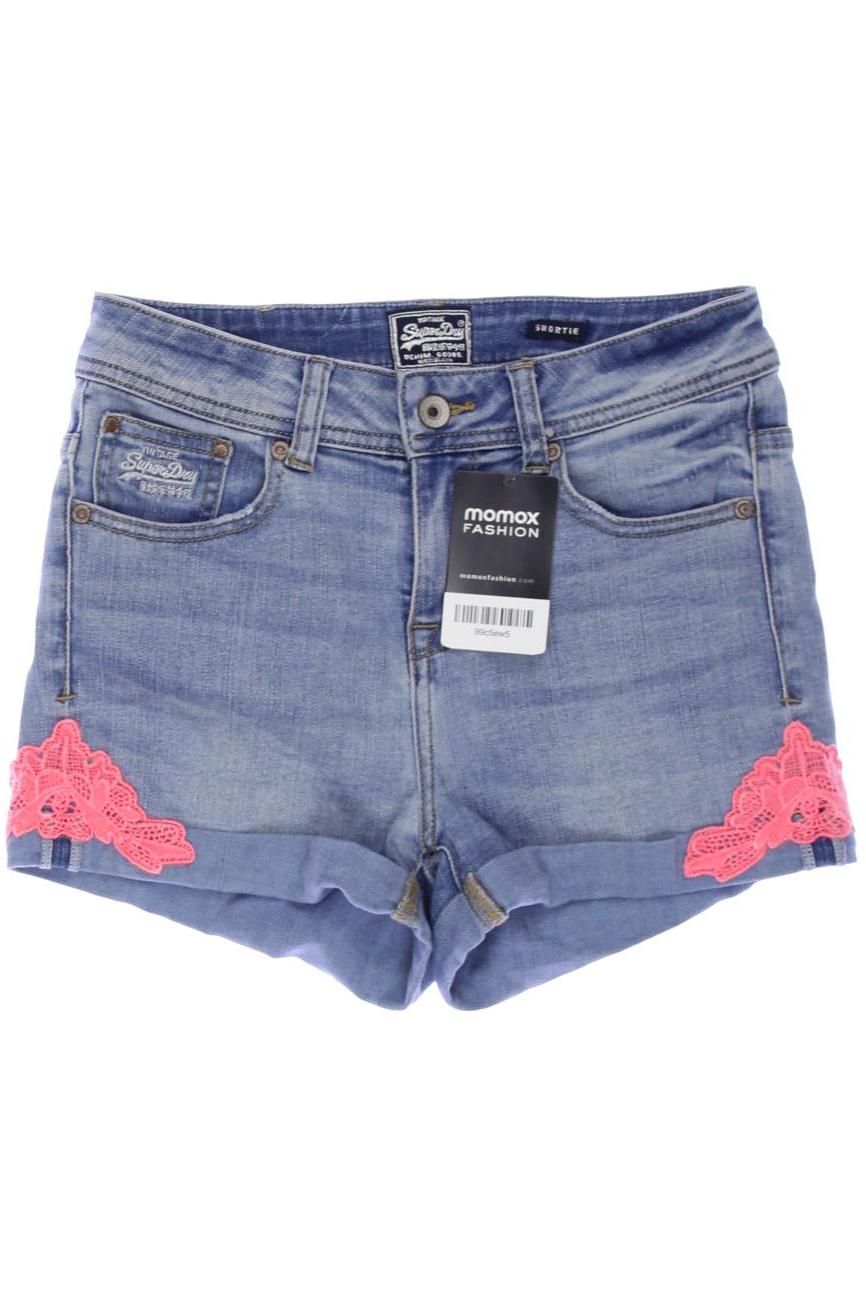 

Superdry Damen Shorts, blau, Gr. 26