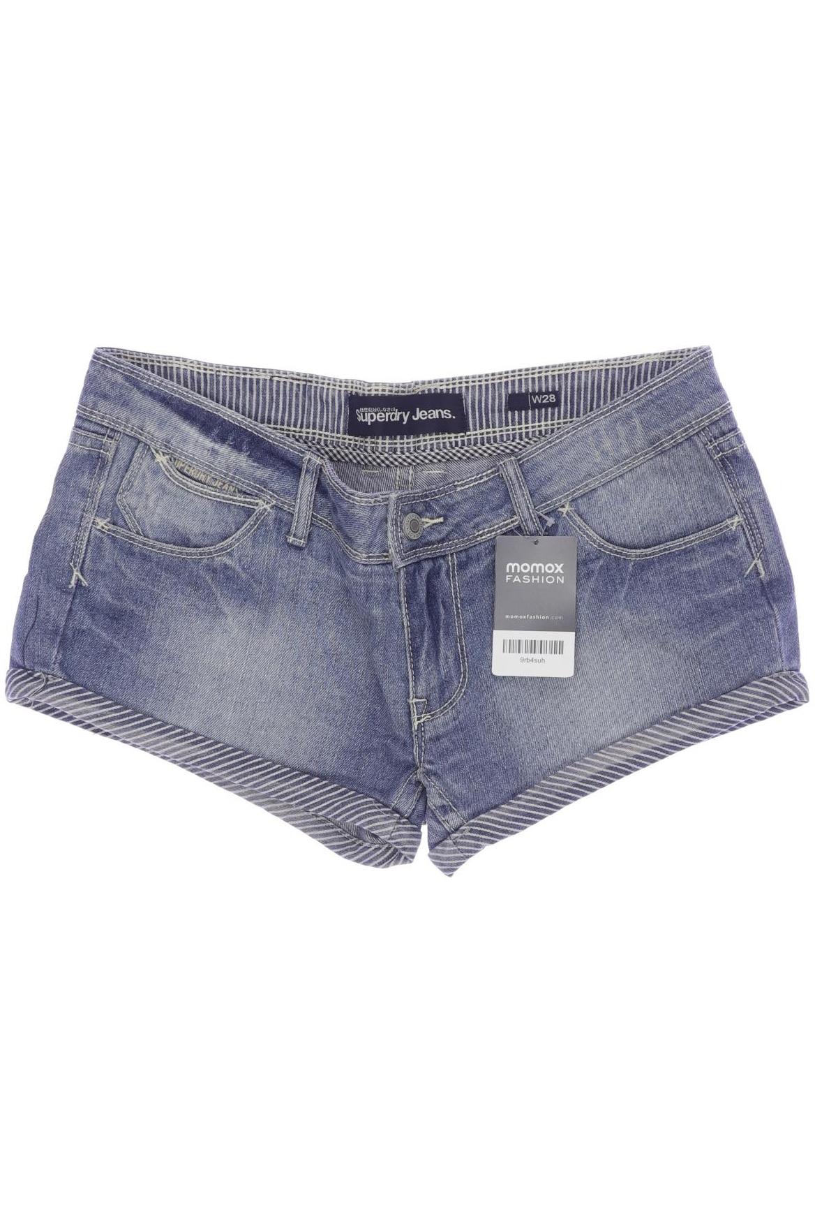 

Superdry Damen Shorts, blau, Gr. 28