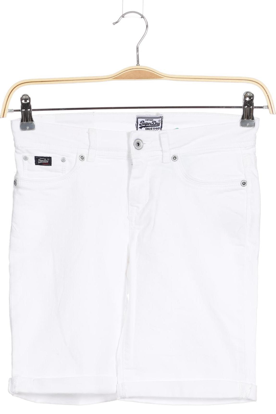 

Superdry Damen Shorts, weiß, Gr. 26