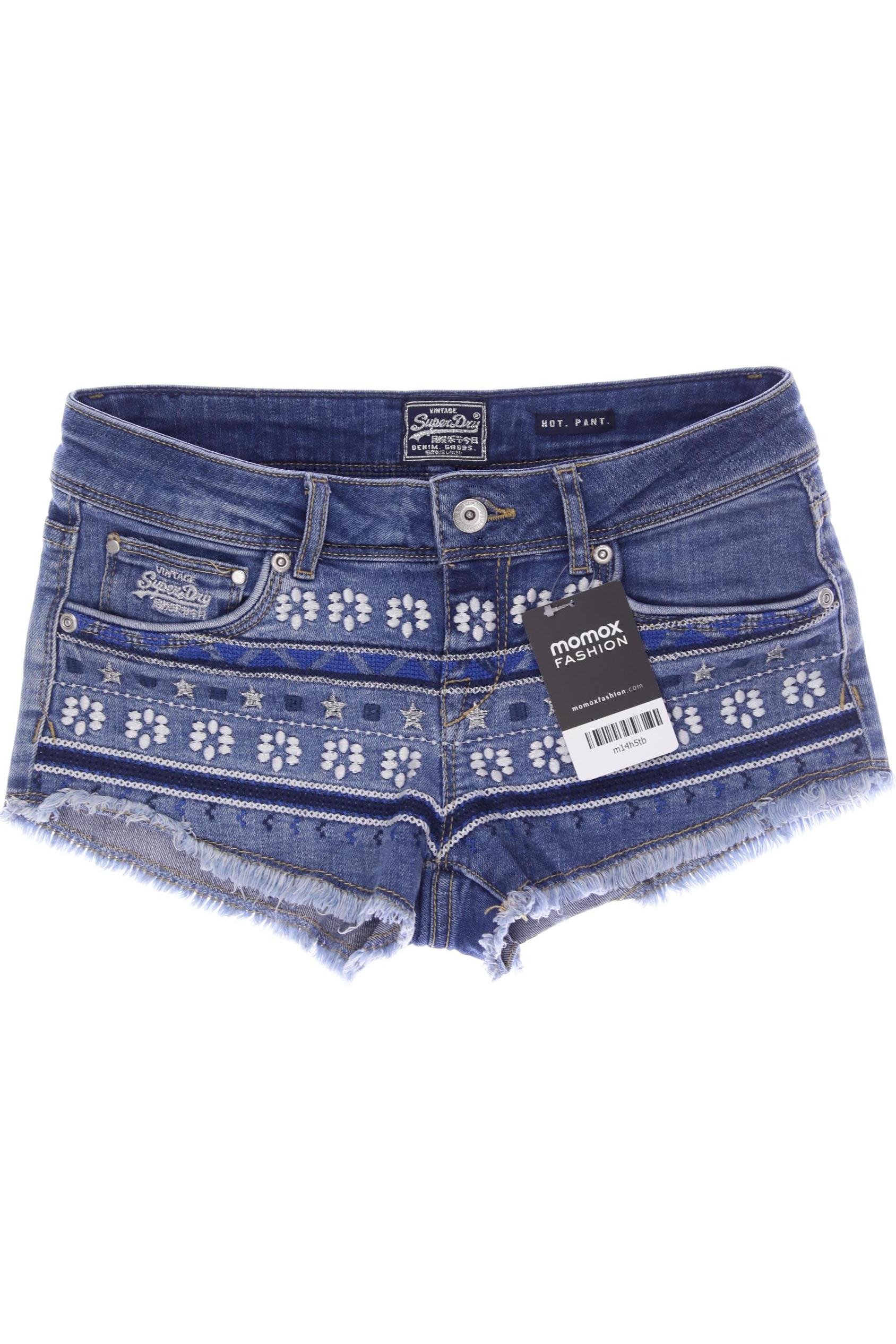 

Superdry Damen Shorts, blau, Gr. 36
