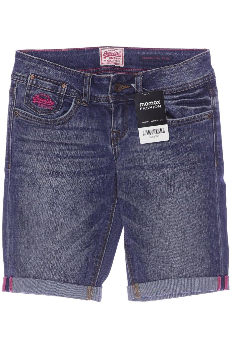 

Superdry Damen Shorts, blau, Gr. 27