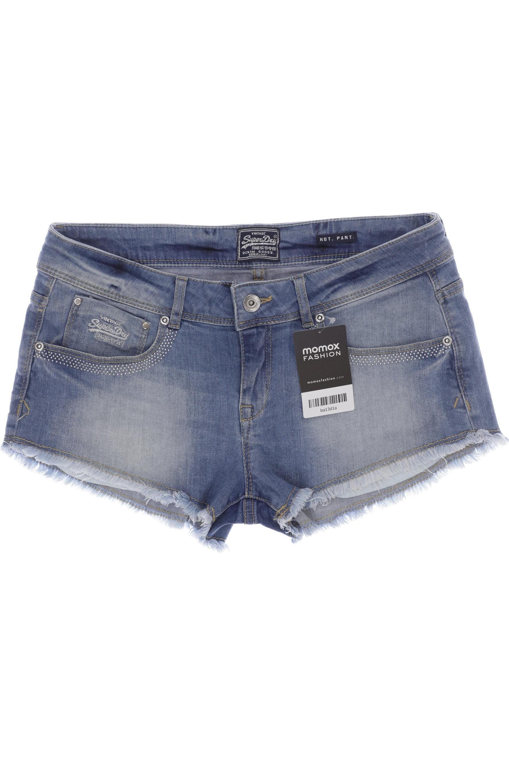 

Superdry Damen Shorts, blau, Gr. 30