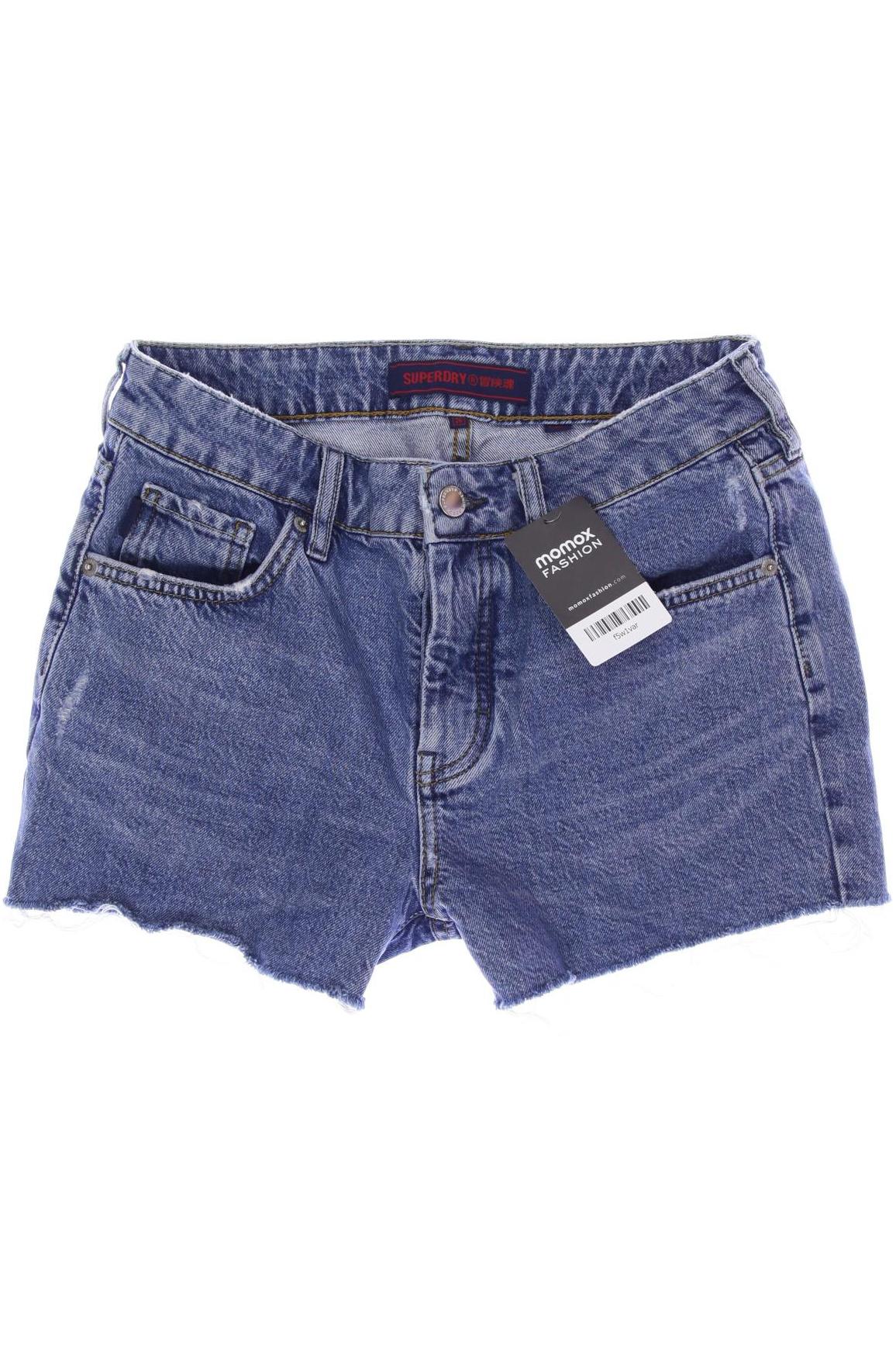 

Superdry Damen Shorts, blau, Gr. 26