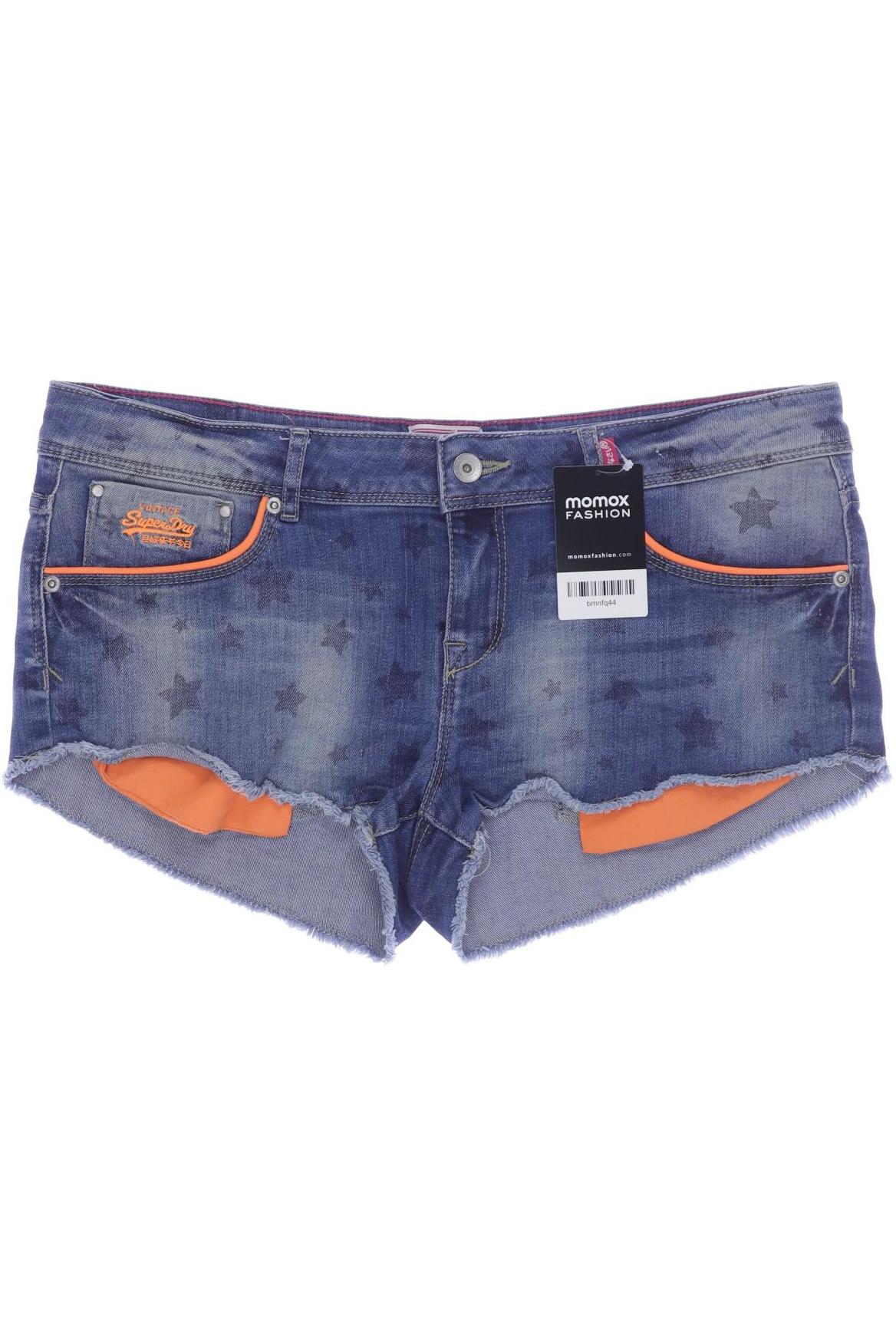 

Superdry Damen Shorts, blau, Gr. 32