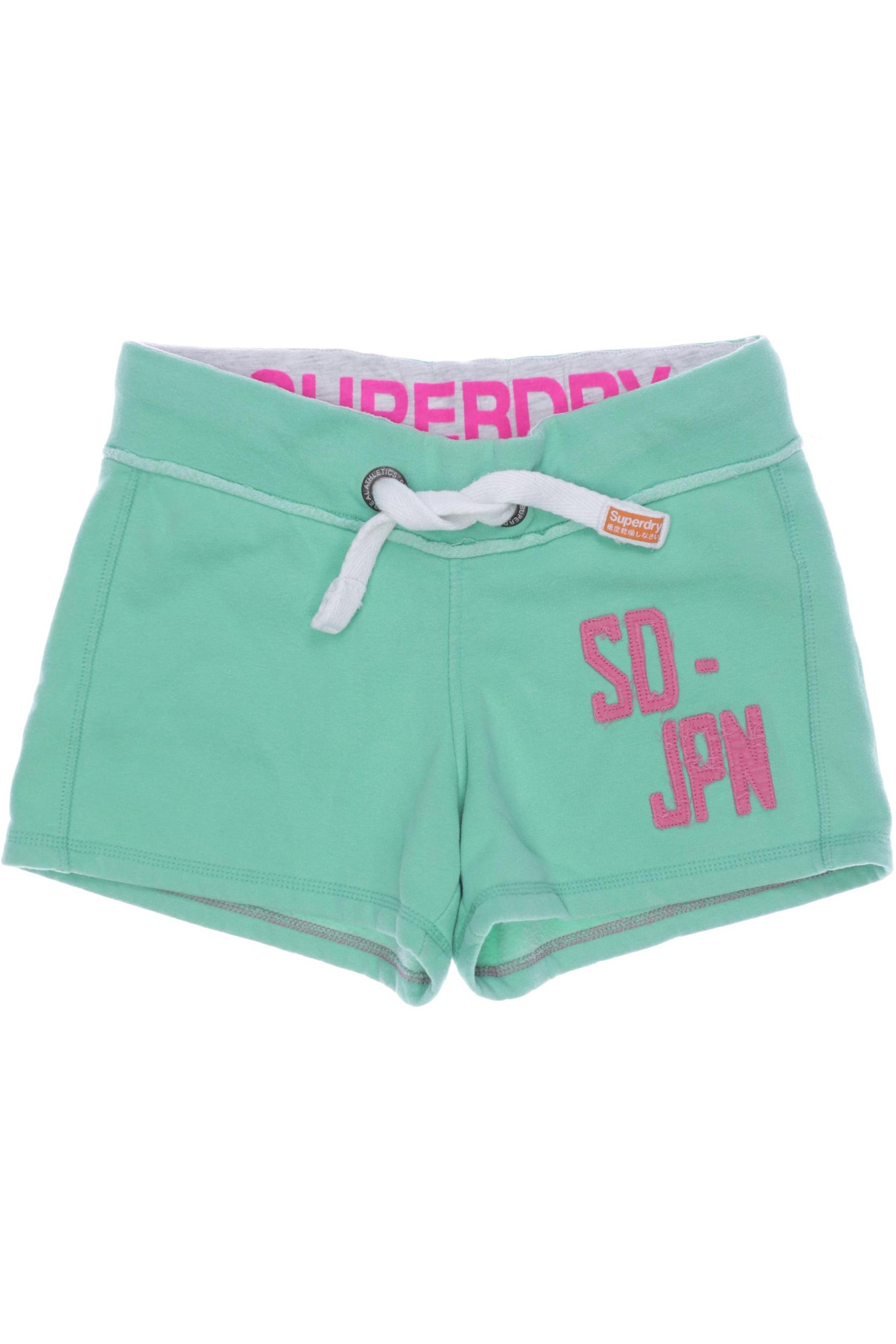 

Superdry Damen Shorts, hellgrün, Gr. 36