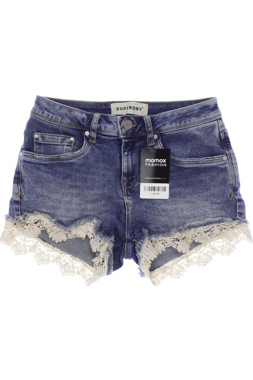 

Superdry Damen Shorts, blau, Gr. 25