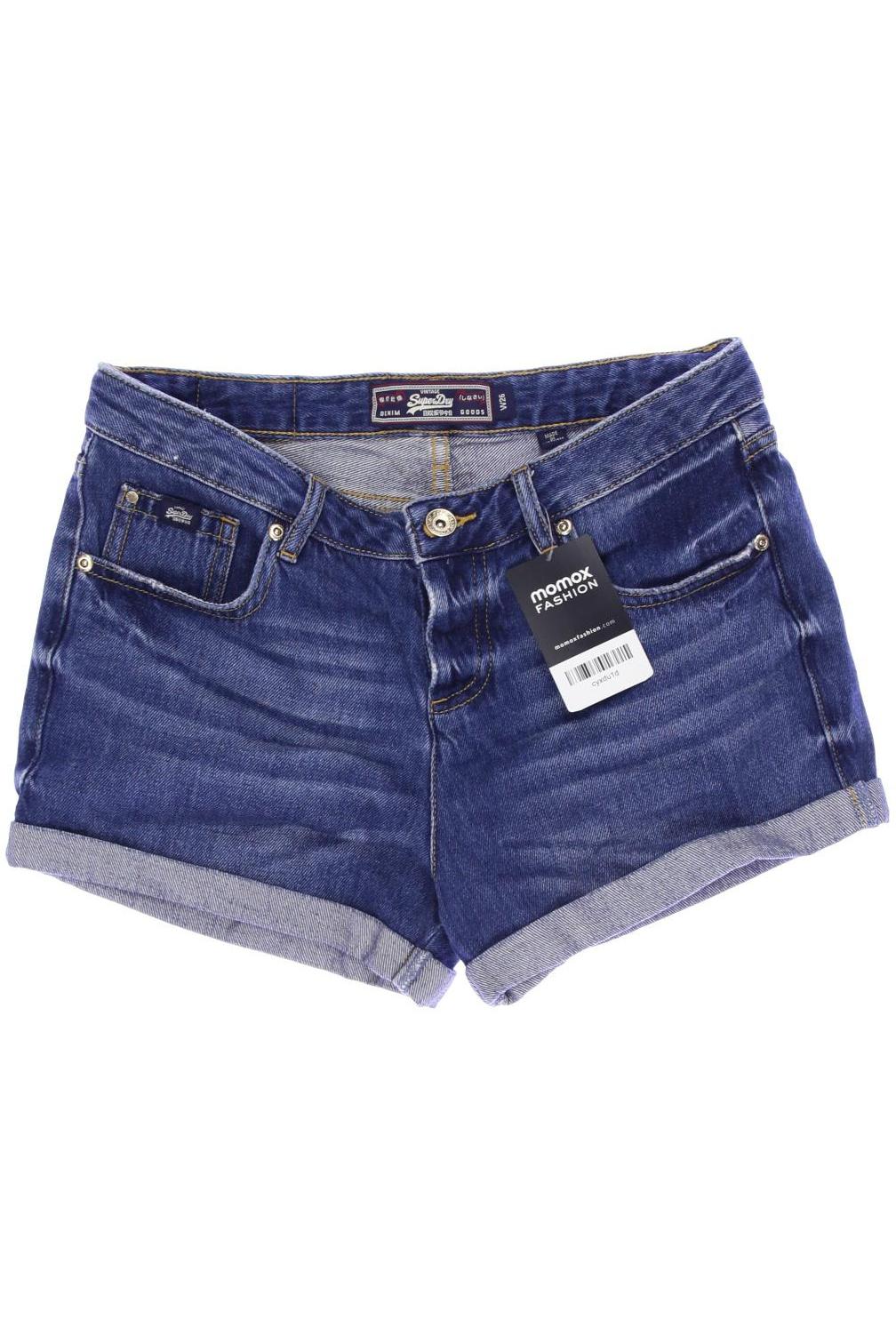 

Superdry Damen Shorts, blau, Gr. 26