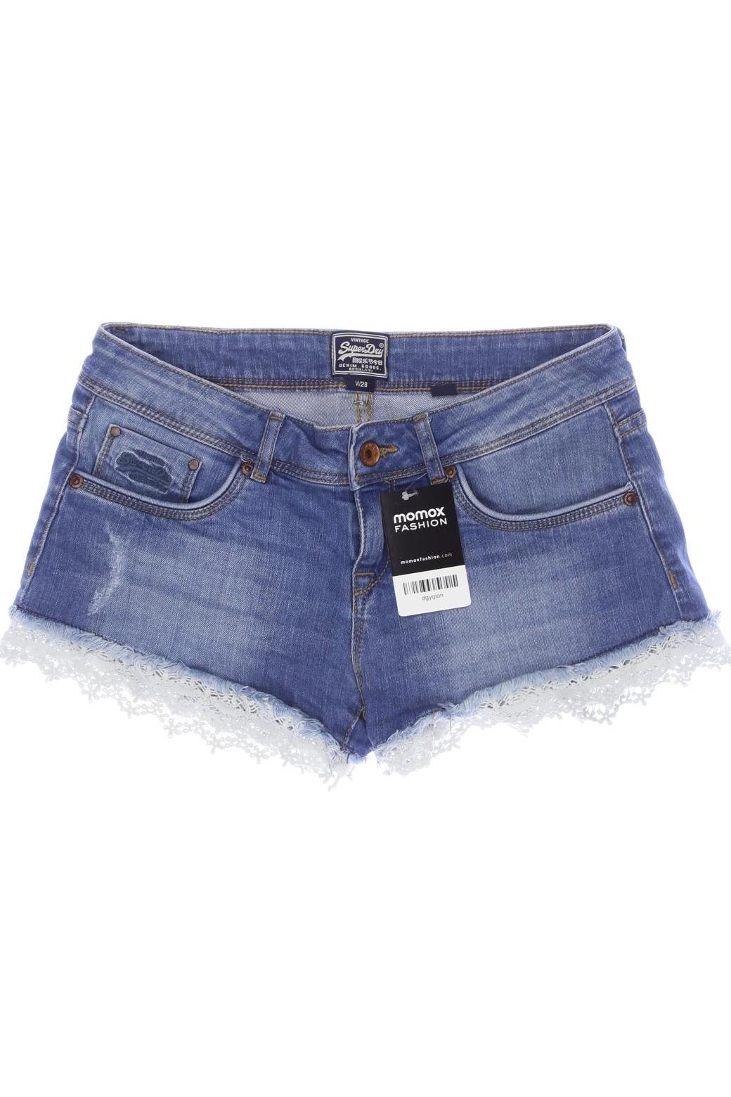 

Superdry Damen Shorts, blau, Gr. 28