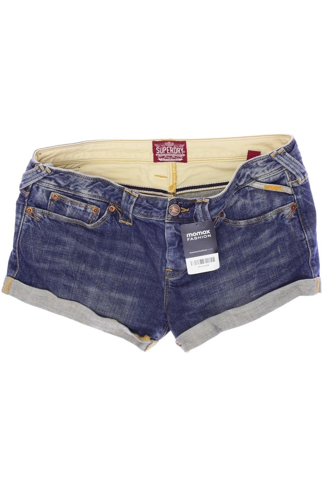 

Superdry Damen Shorts, blau, Gr. 28
