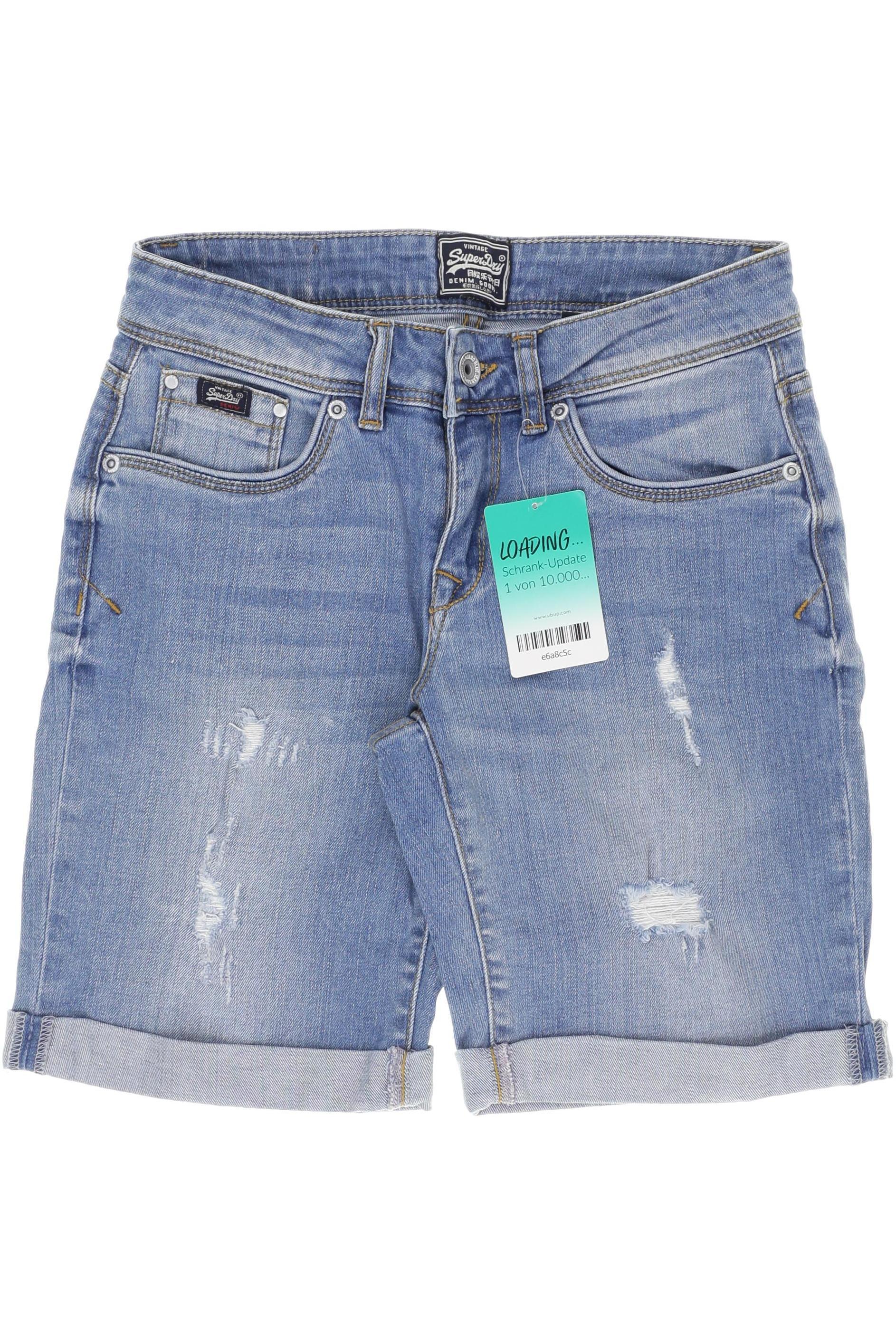 

Superdry Damen Shorts, blau, Gr. 26