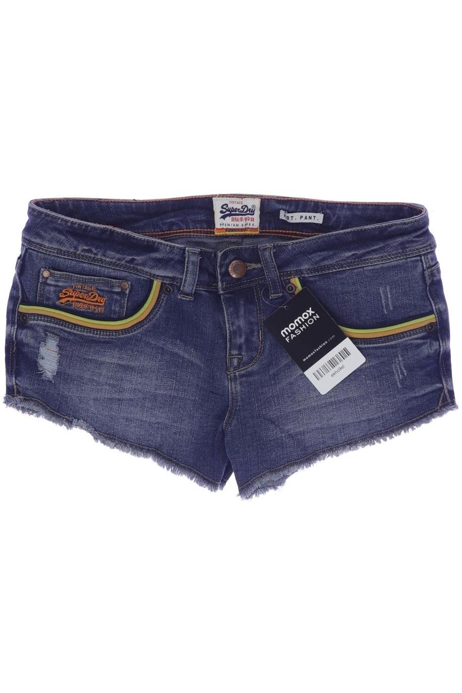 

Superdry Damen Shorts, blau, Gr. 25