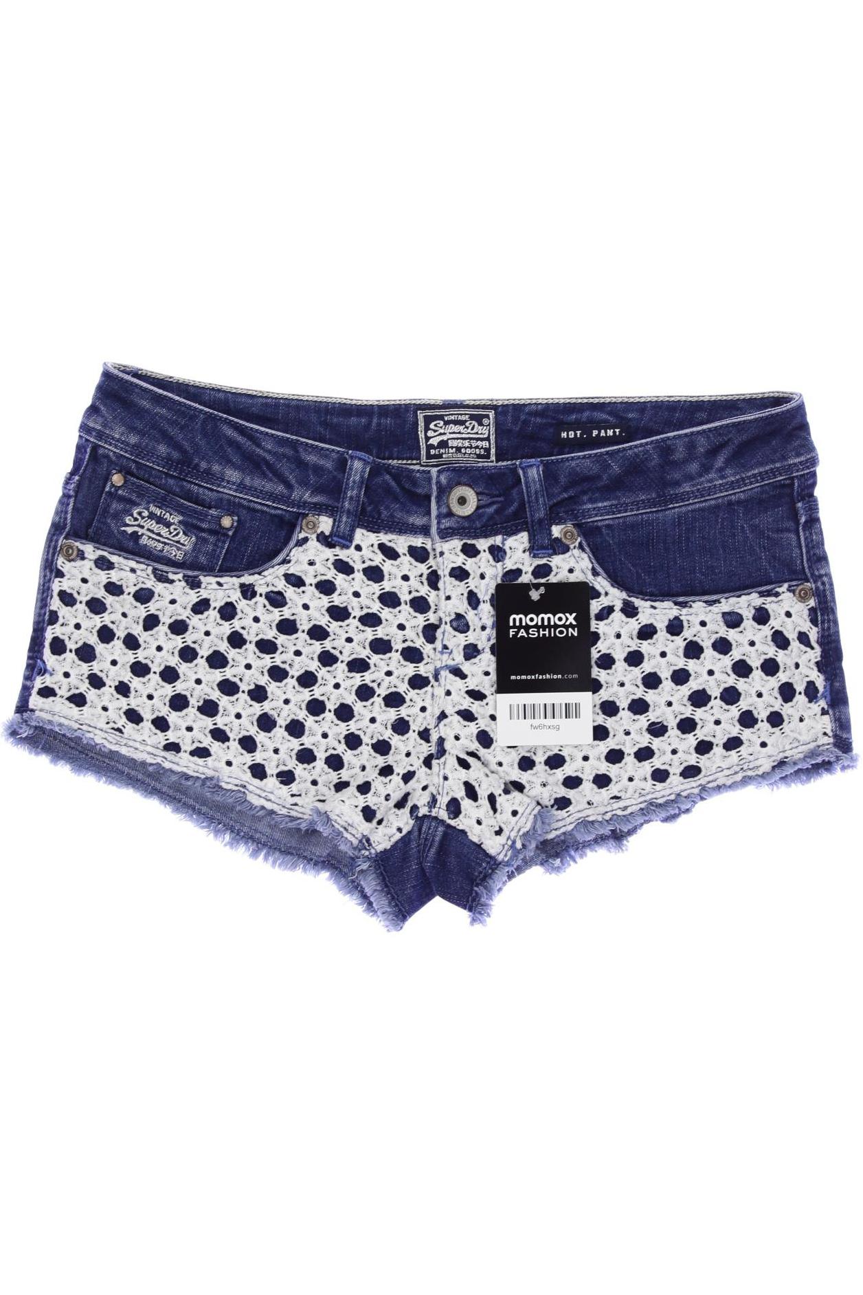 

Superdry Damen Shorts, blau, Gr. 34
