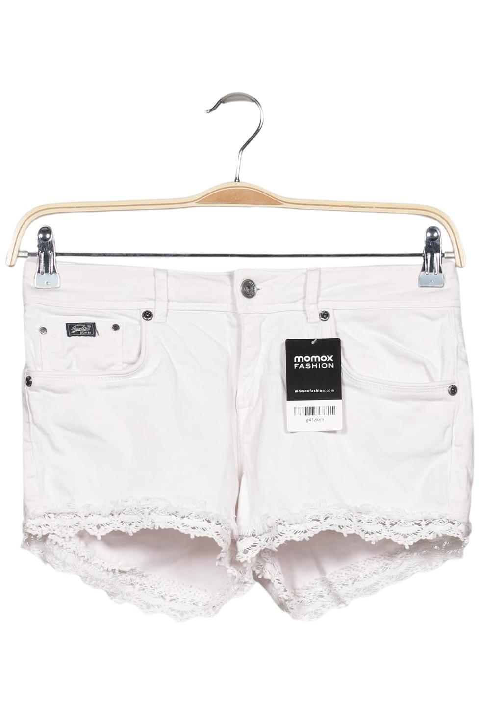 

Superdry Damen Shorts, weiß, Gr. 29