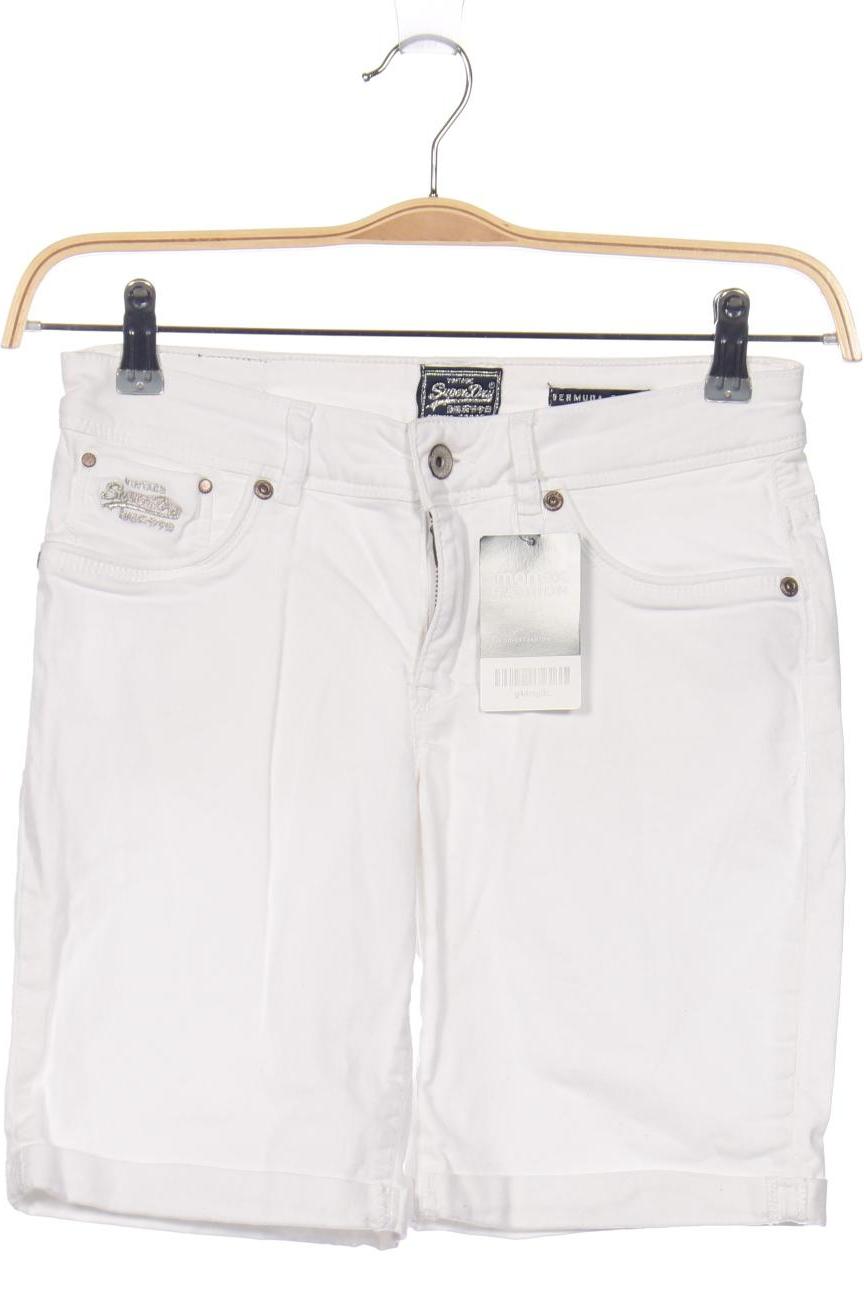 

Superdry Damen Shorts, weiß, Gr. 28