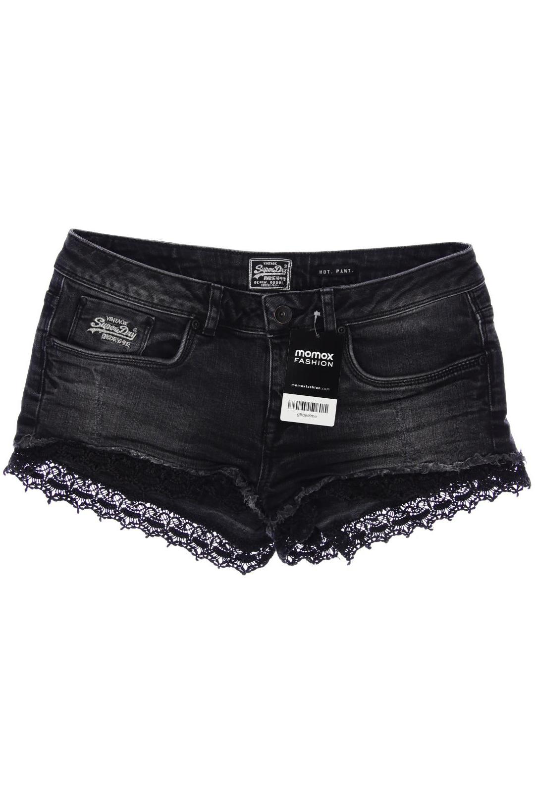 

Superdry Damen Shorts, schwarz, Gr. 40