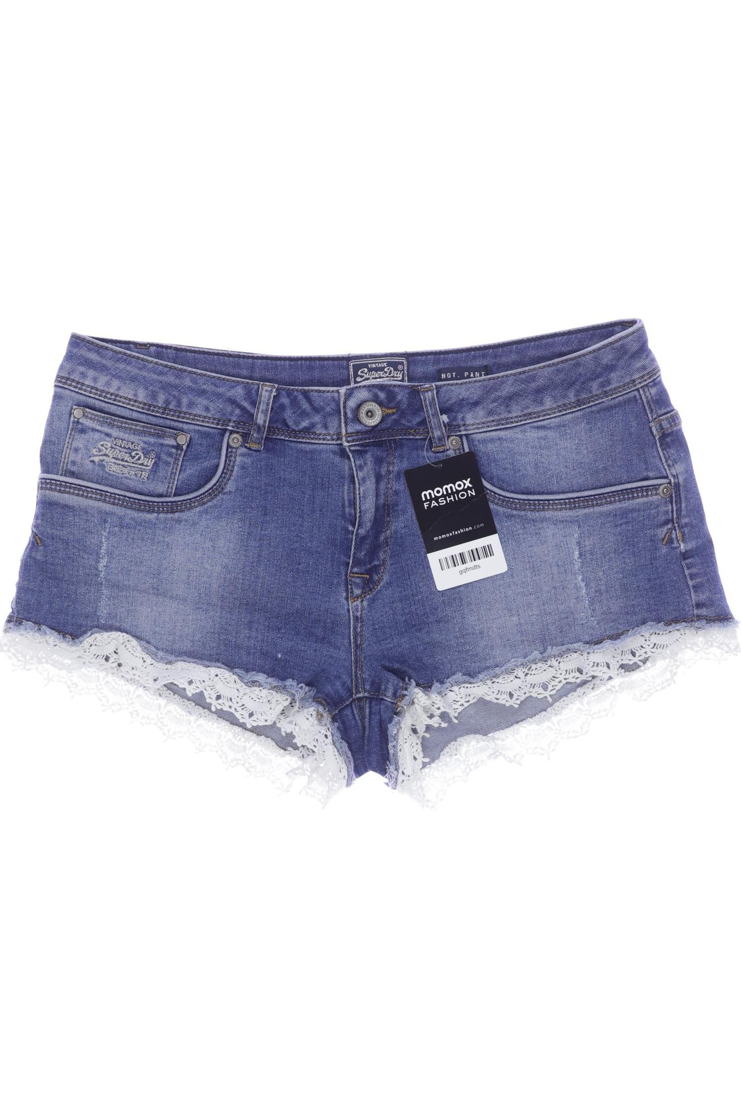 

Superdry Damen Shorts, blau, Gr. 30