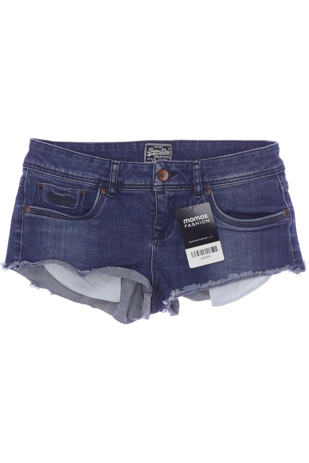 

Superdry Damen Shorts, blau, Gr. 28