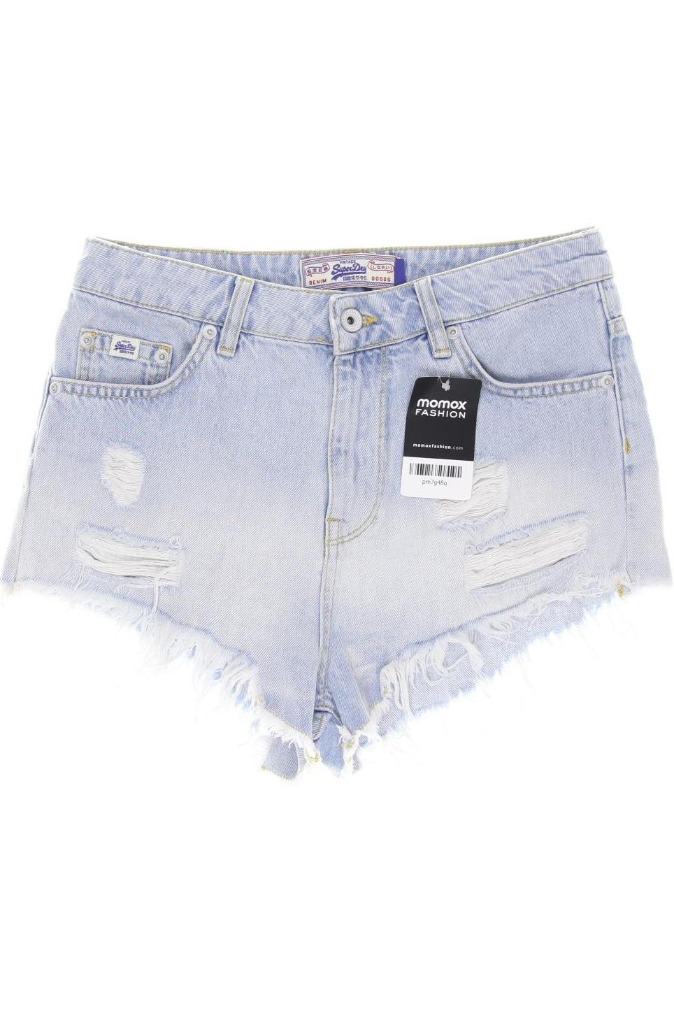 

Superdry Damen Shorts, hellblau, Gr. 28