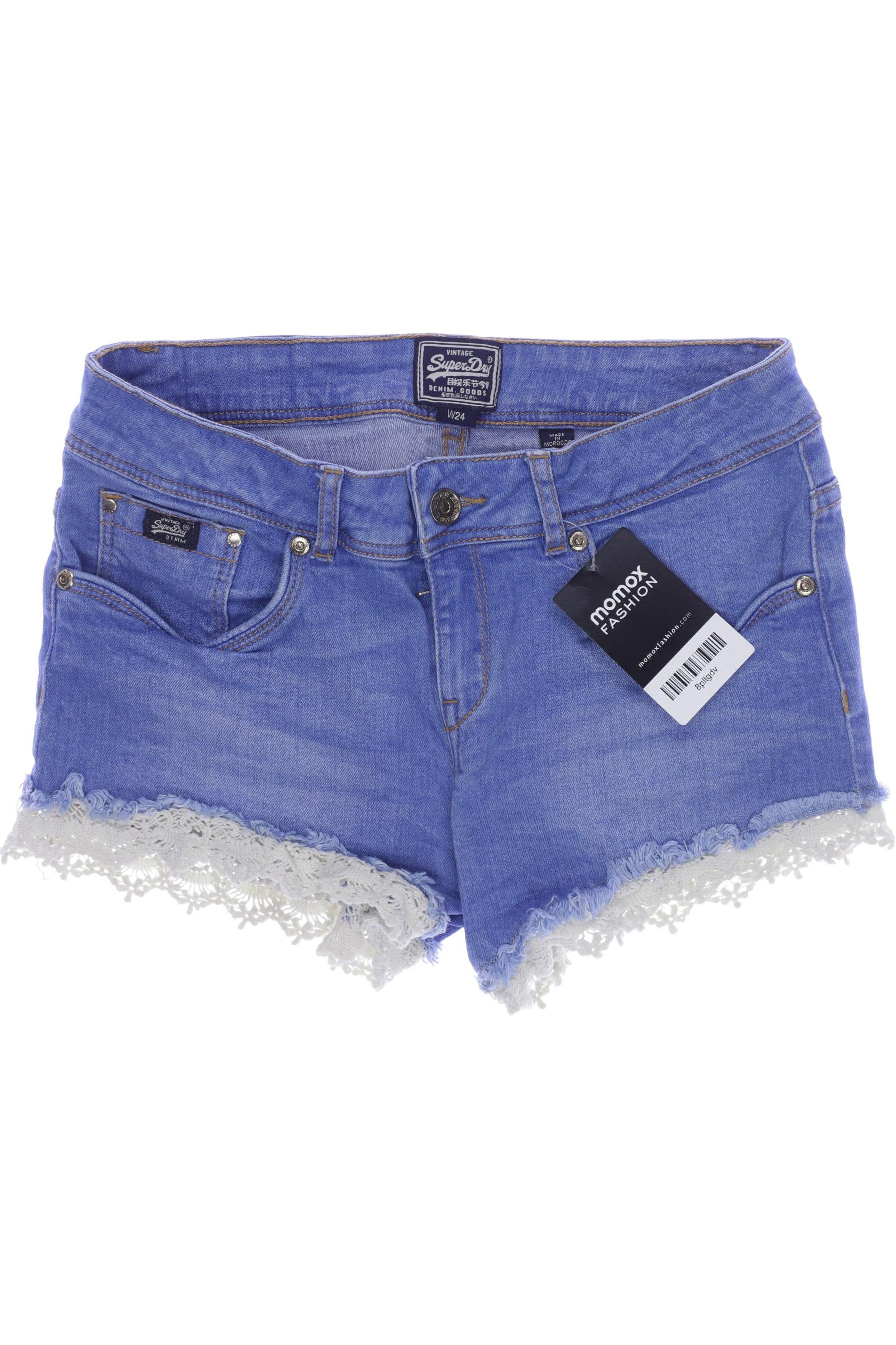 

Superdry Damen Shorts, blau, Gr. 24