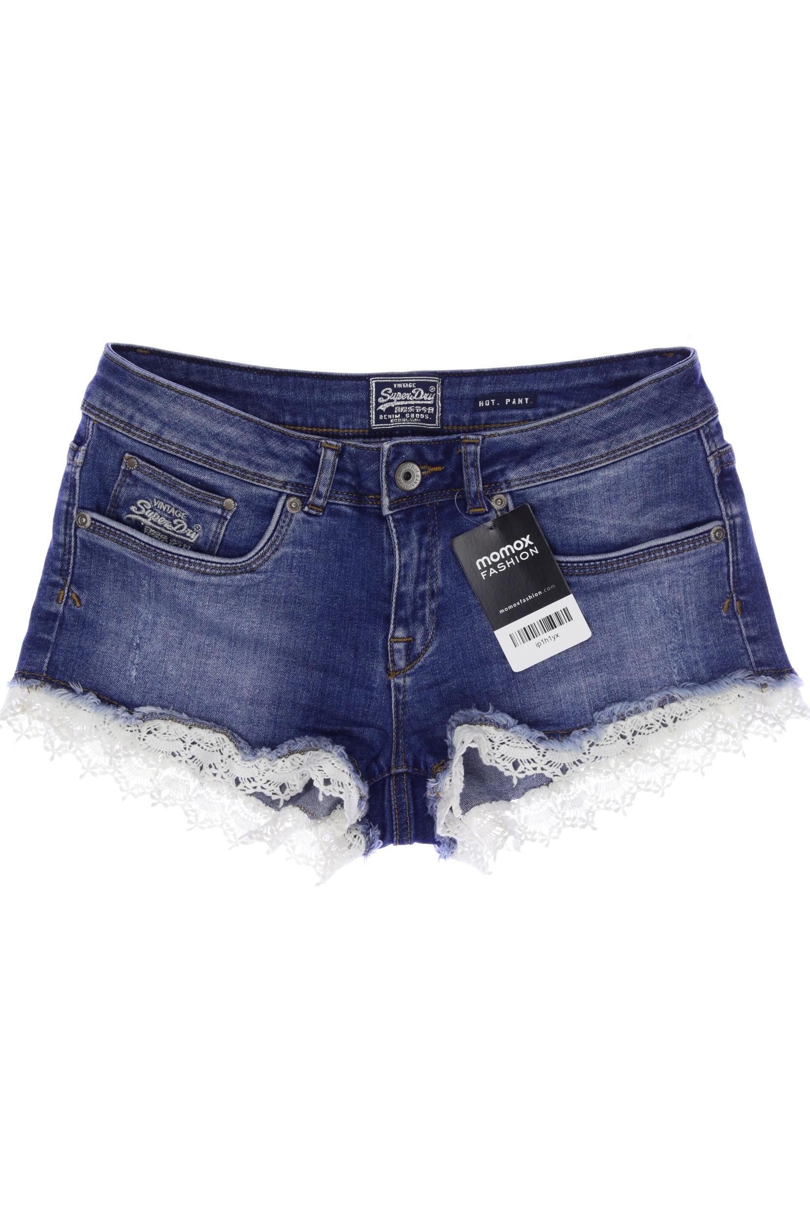 

Superdry Damen Shorts, blau, Gr. 26