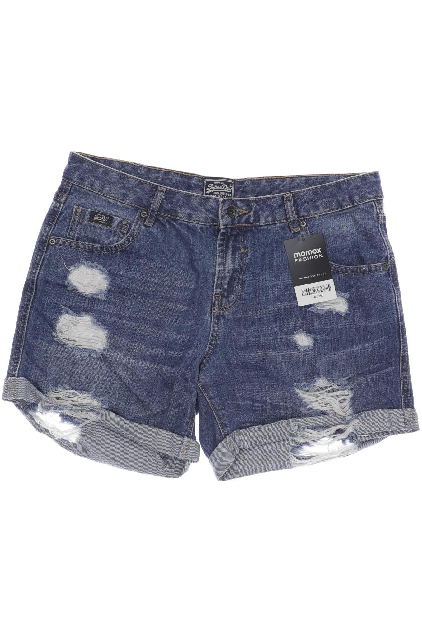 

Superdry Damen Shorts, blau, Gr. 29