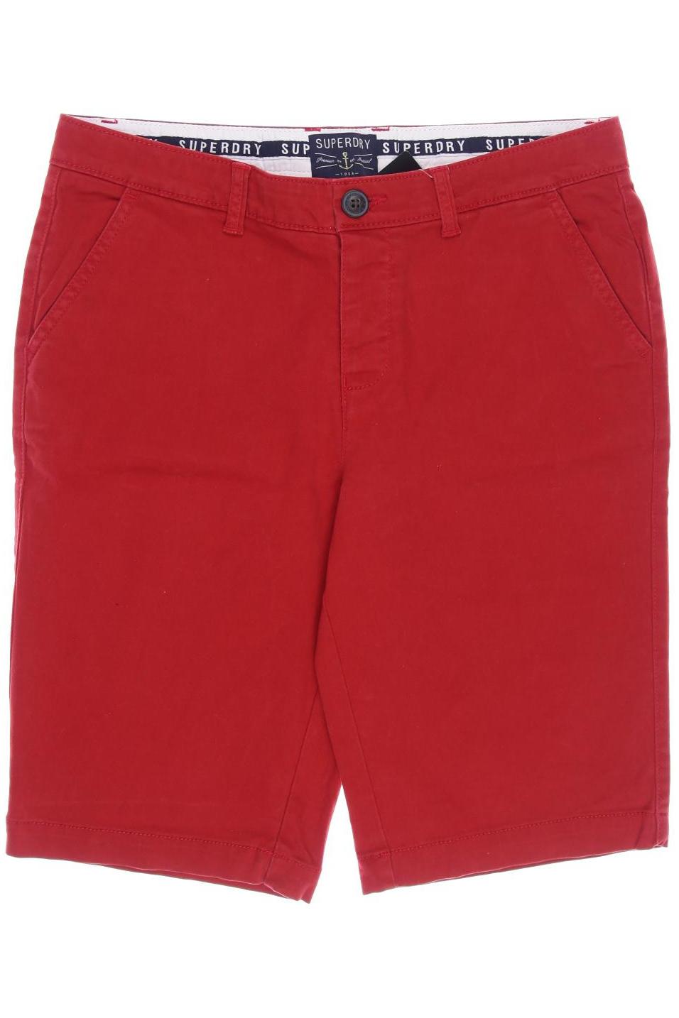 

Superdry Damen Shorts, rot, Gr. 36