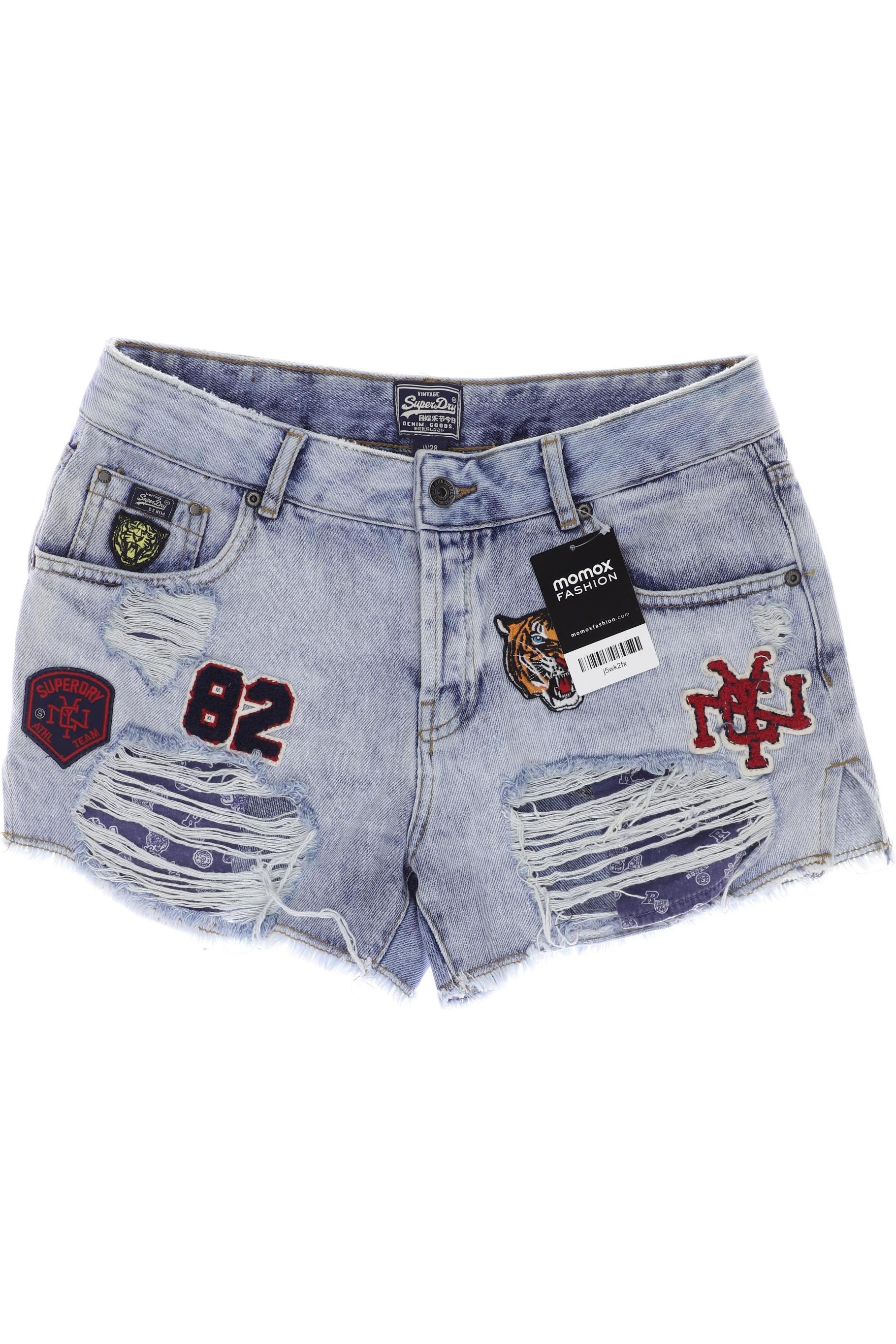 

Superdry Damen Shorts, blau