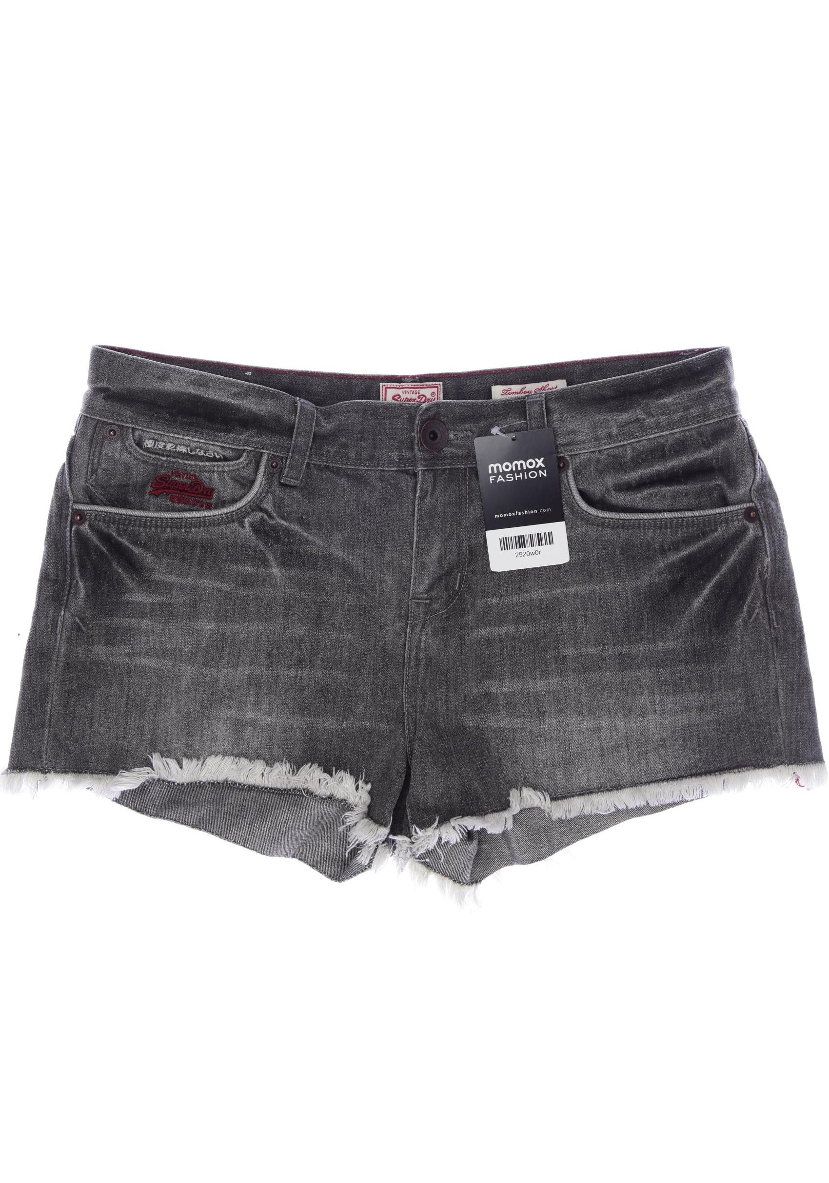 

Superdry Damen Shorts, grau, Gr. 28