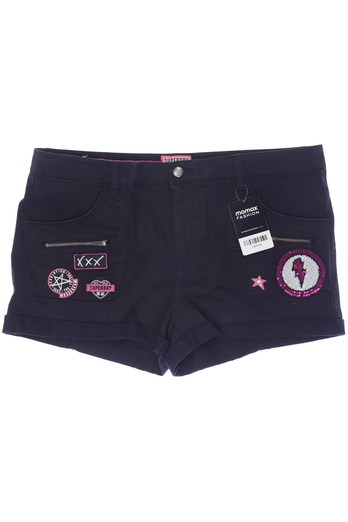 

Superdry Damen Shorts, schwarz, Gr. 42