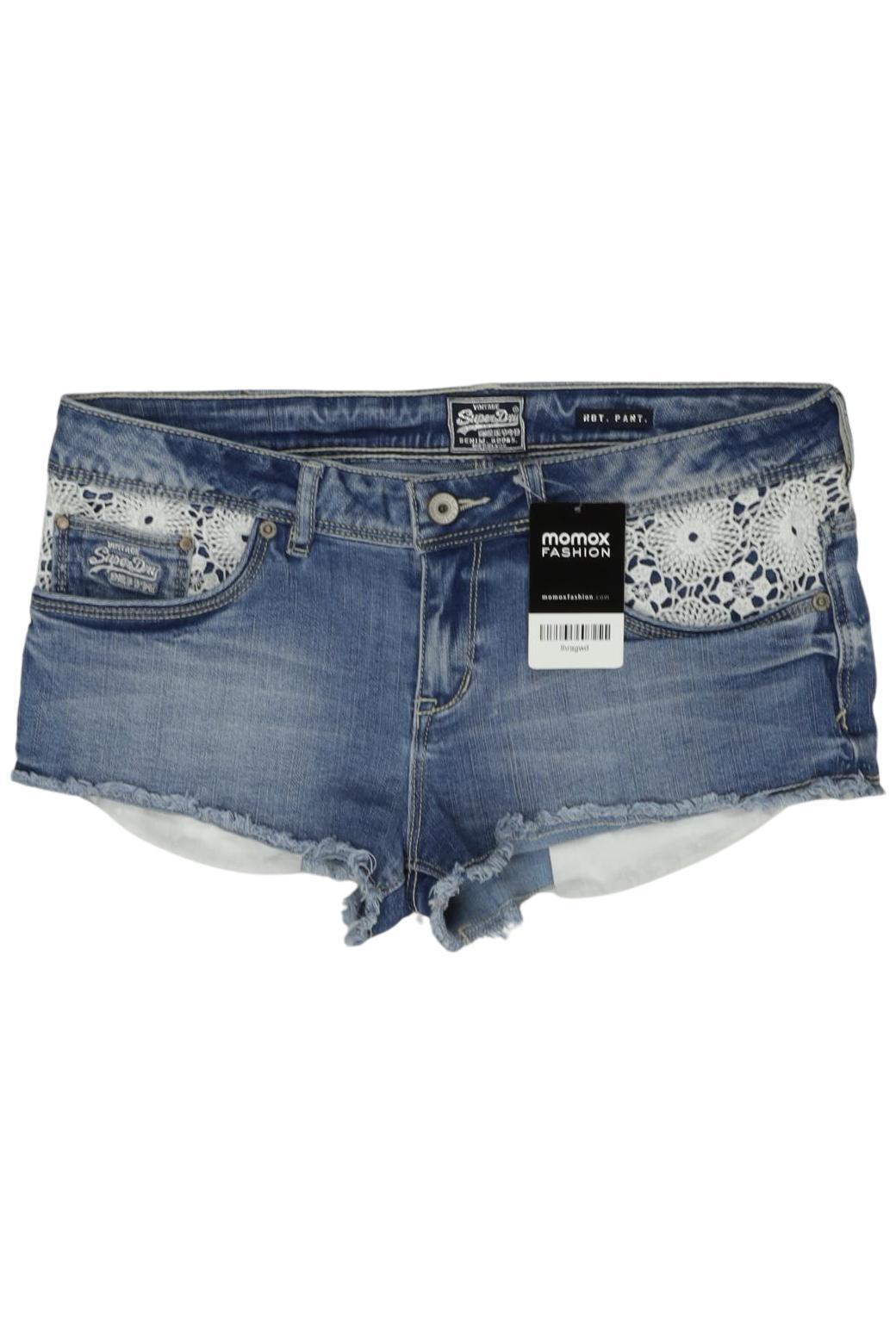 

Superdry Damen Shorts, blau, Gr. 30