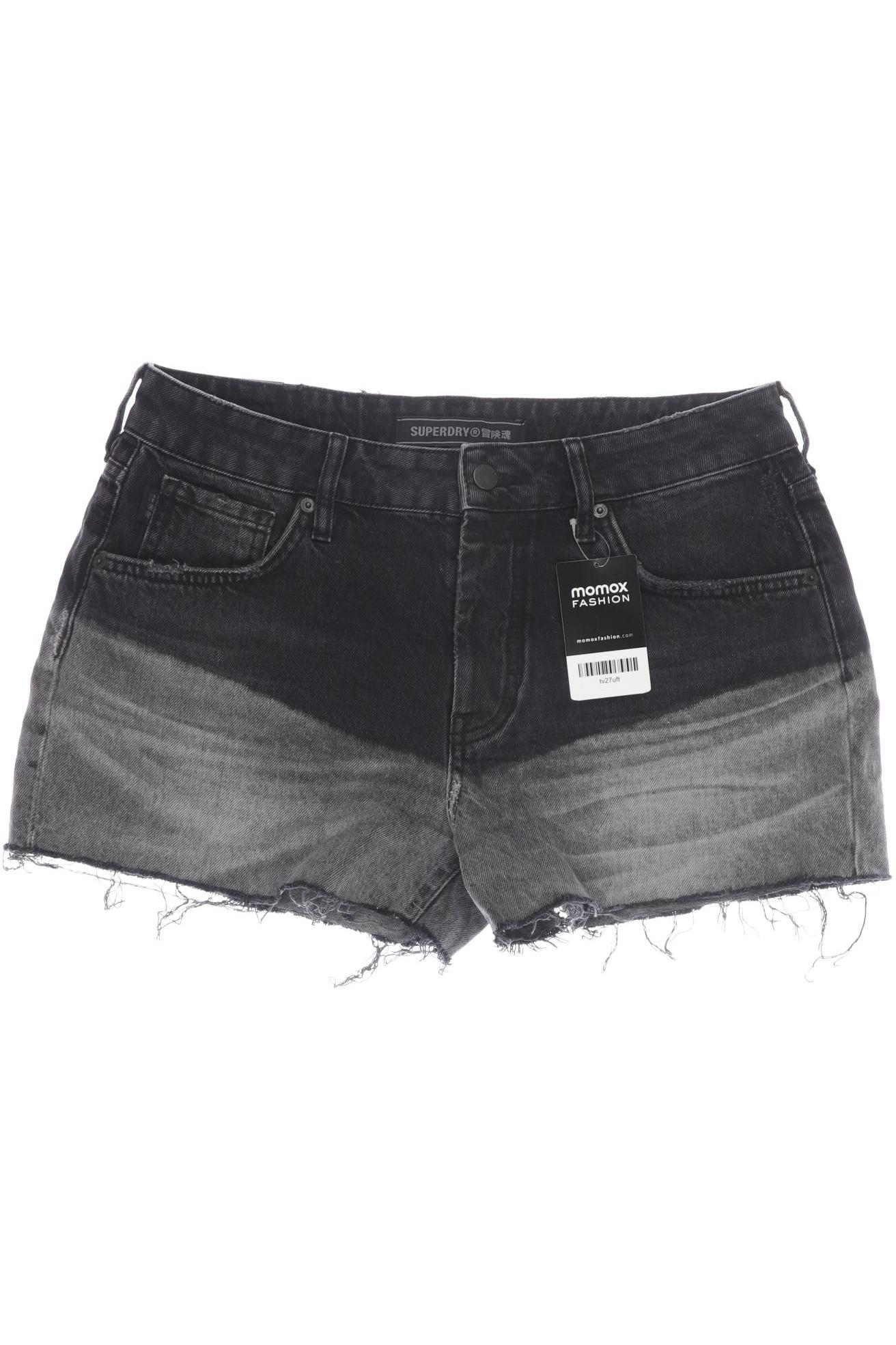 

Superdry Damen Shorts, schwarz, Gr. 30