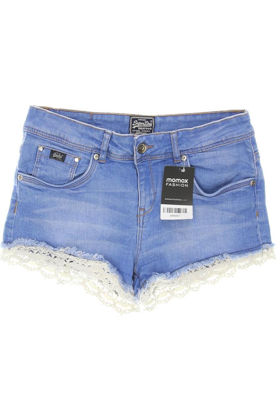 

Superdry Damen Shorts, blau