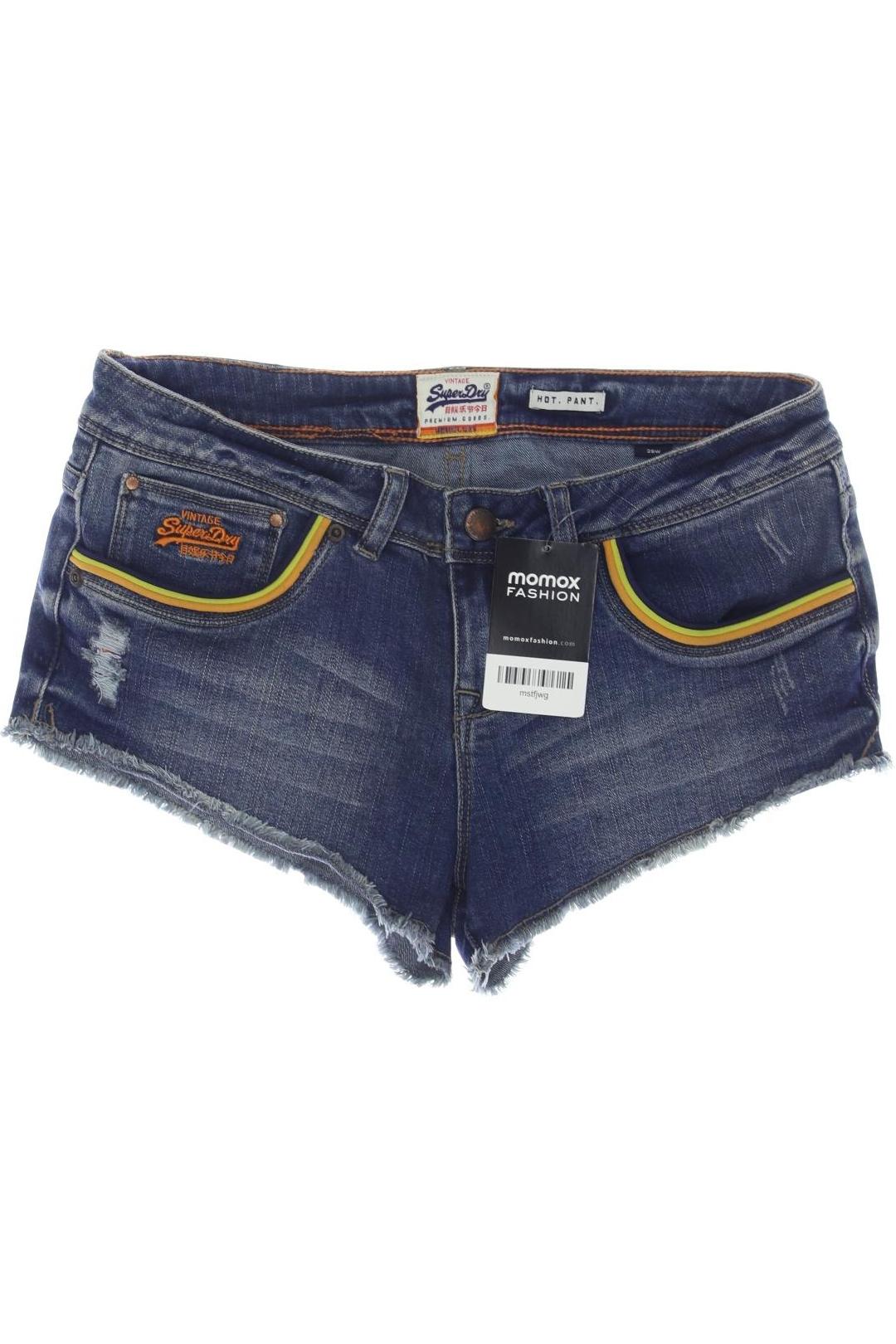 

Superdry Damen Shorts, blau, Gr. 28