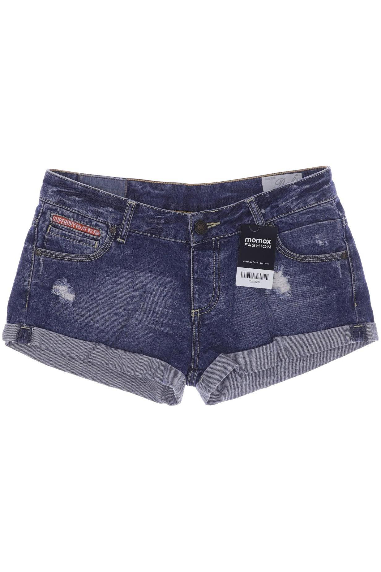 

Superdry Damen Shorts, blau, Gr. 29