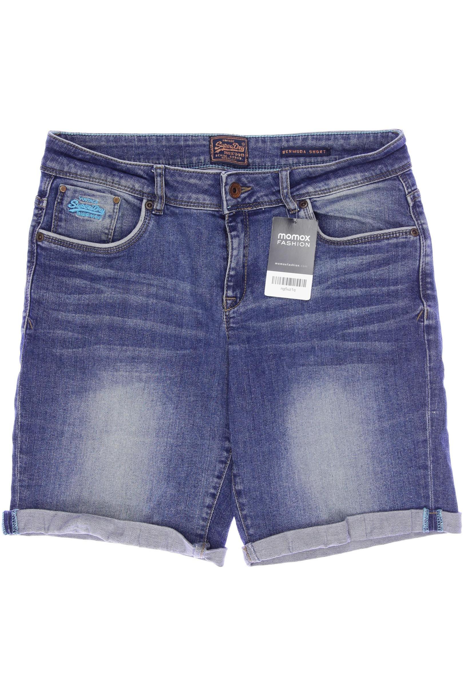 

Superdry Damen Shorts, blau, Gr. 30