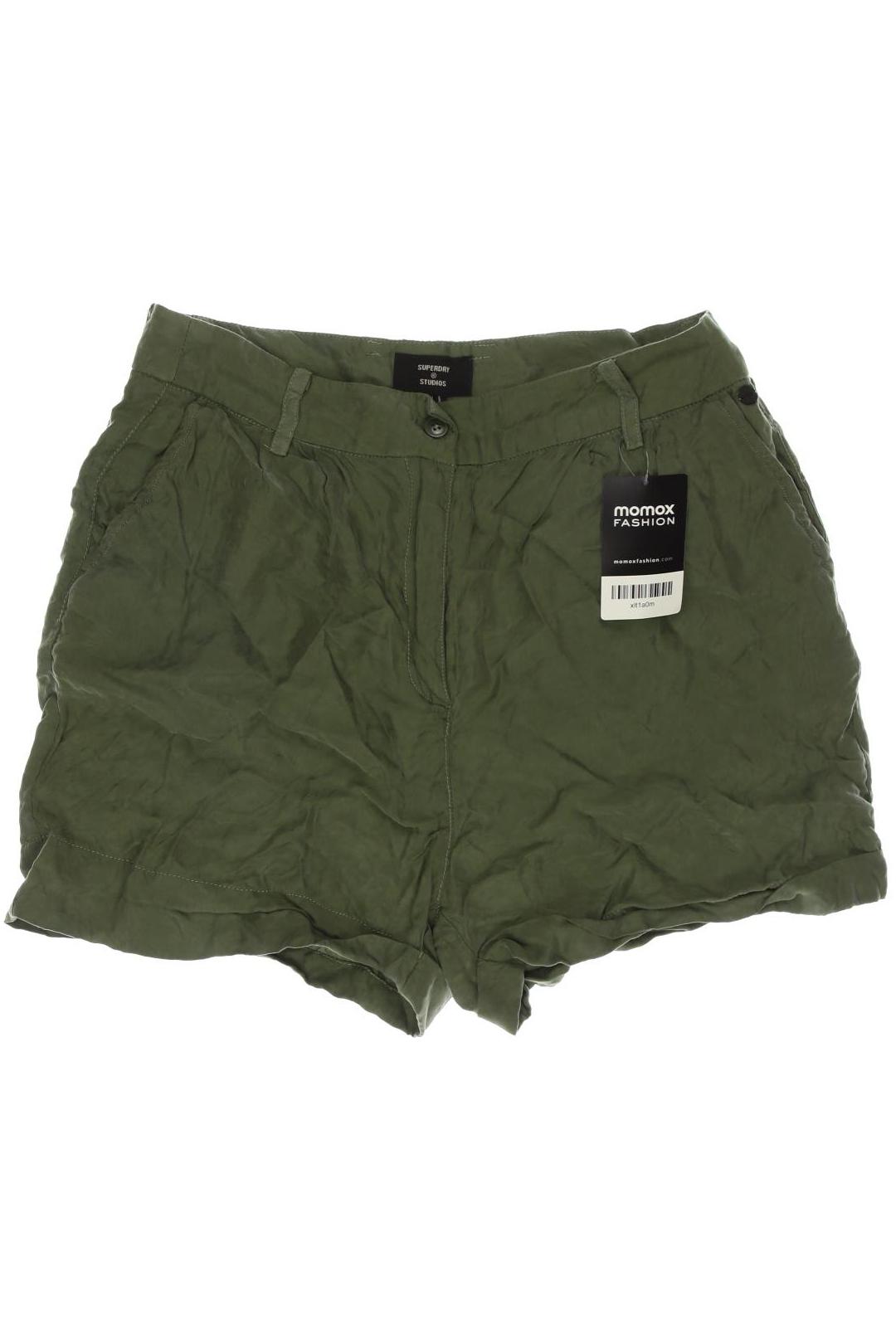 

Superdry Damen Shorts, grün, Gr. 38