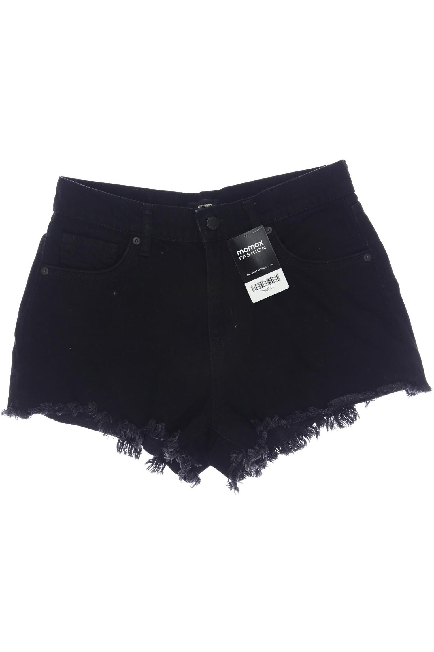 

Superdry Damen Shorts, schwarz, Gr. 30