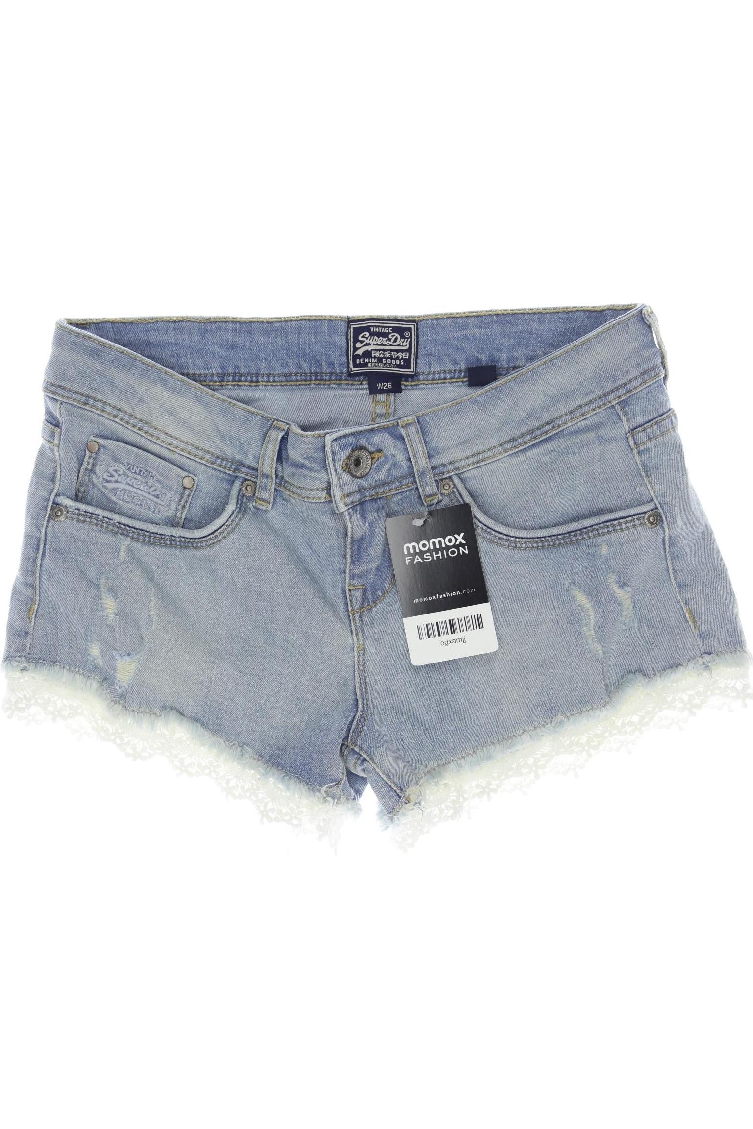 

Superdry Damen Shorts, blau, Gr. 26