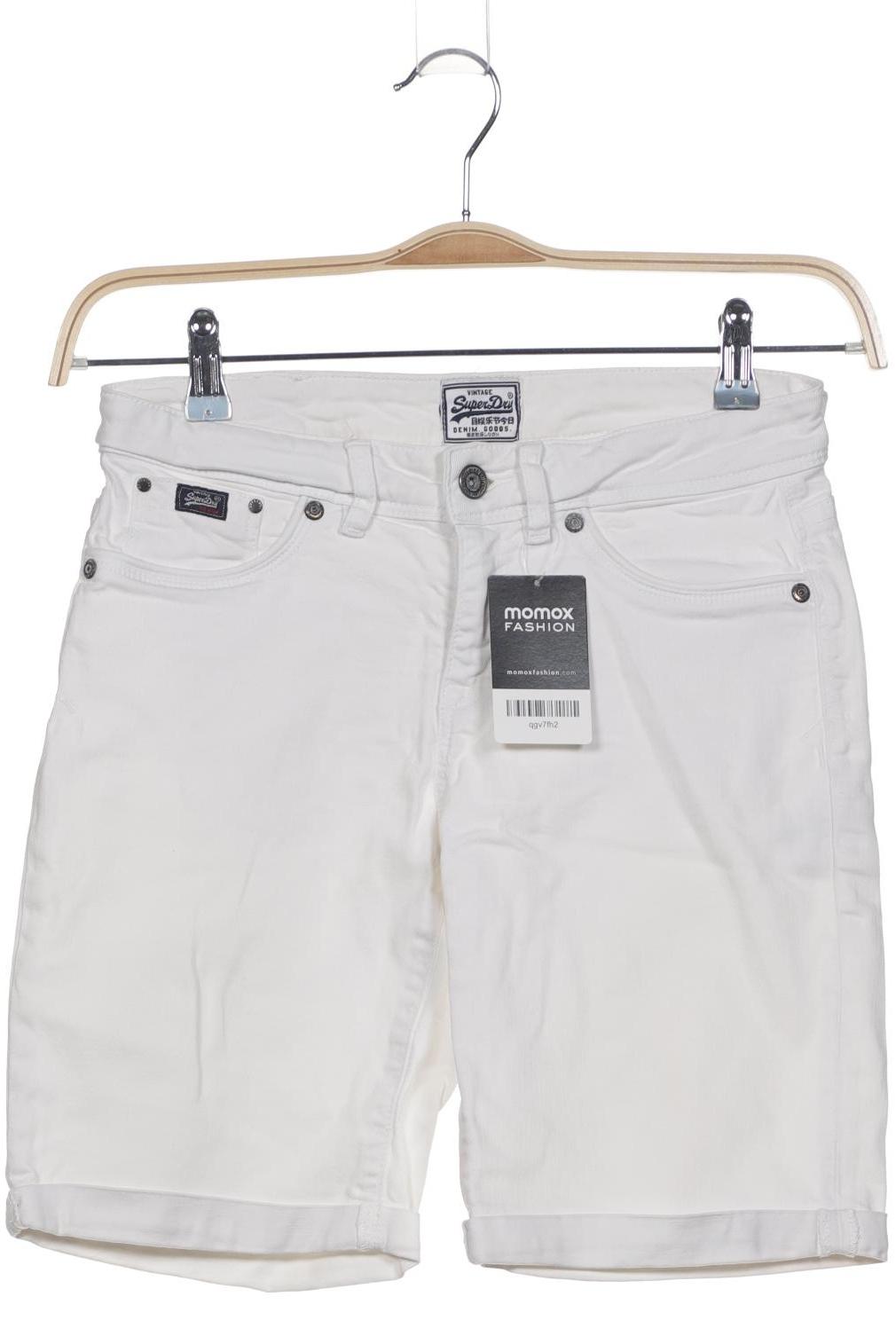 

Superdry Damen Shorts, weiß, Gr. 28
