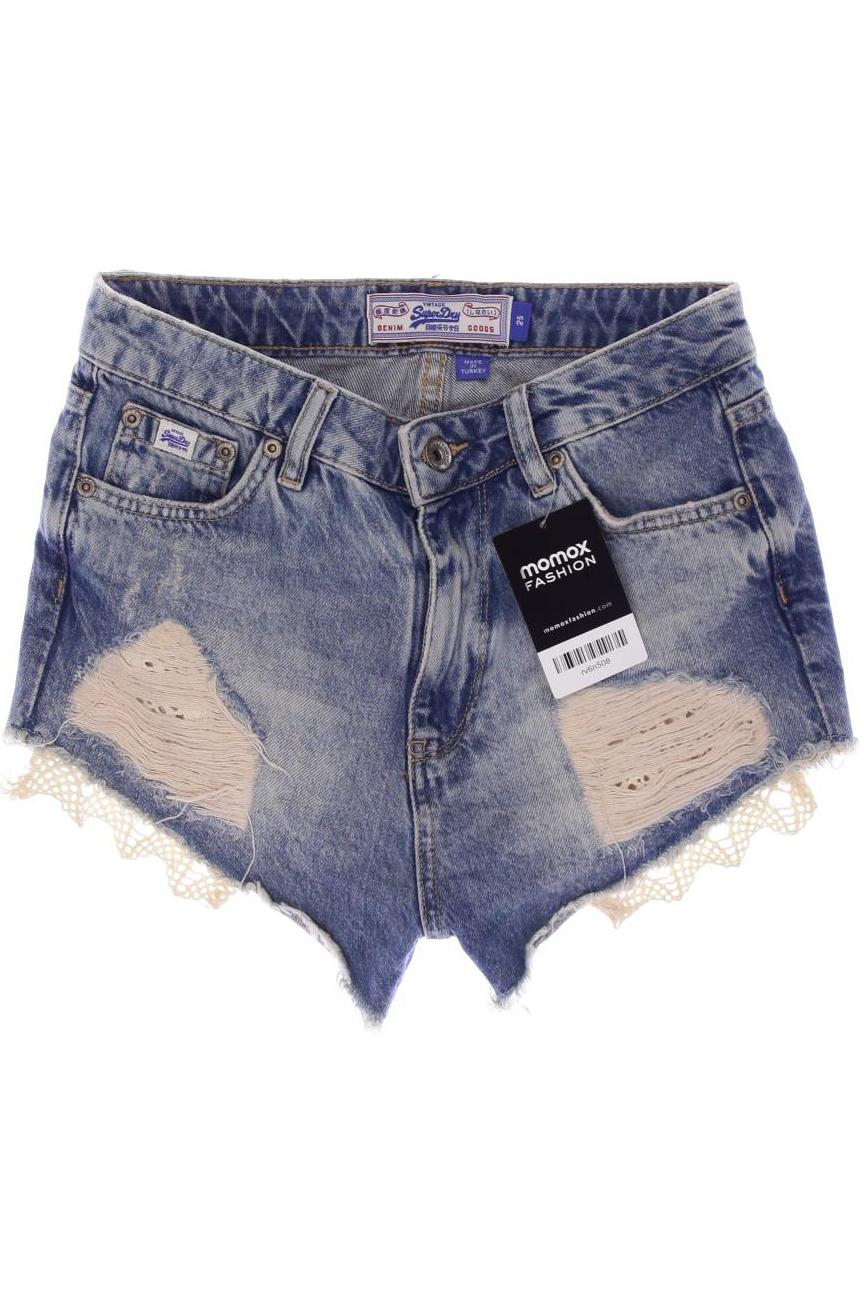 

Superdry Damen Shorts, blau