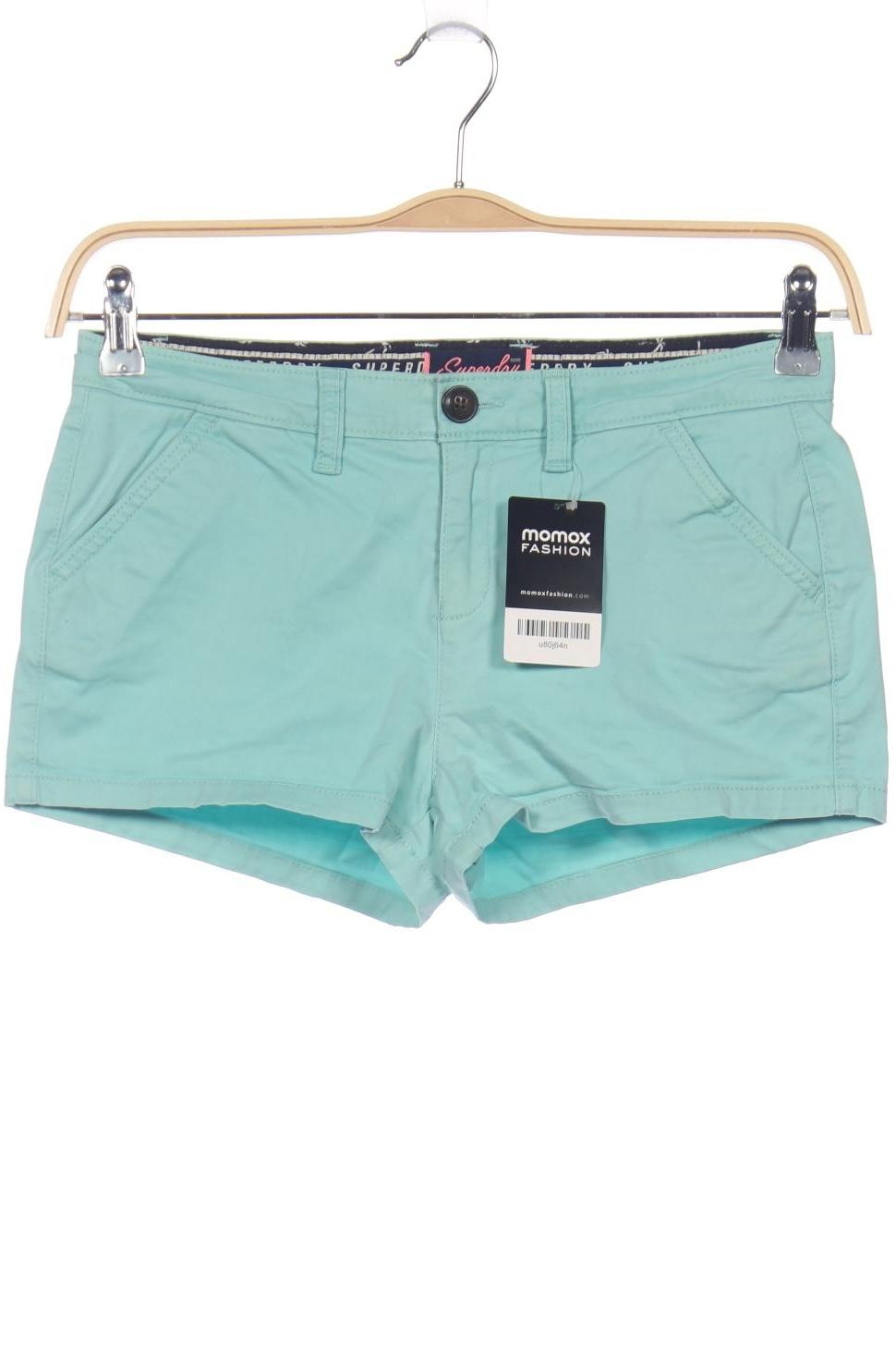 

Superdry Damen Shorts, türkis, Gr. 34