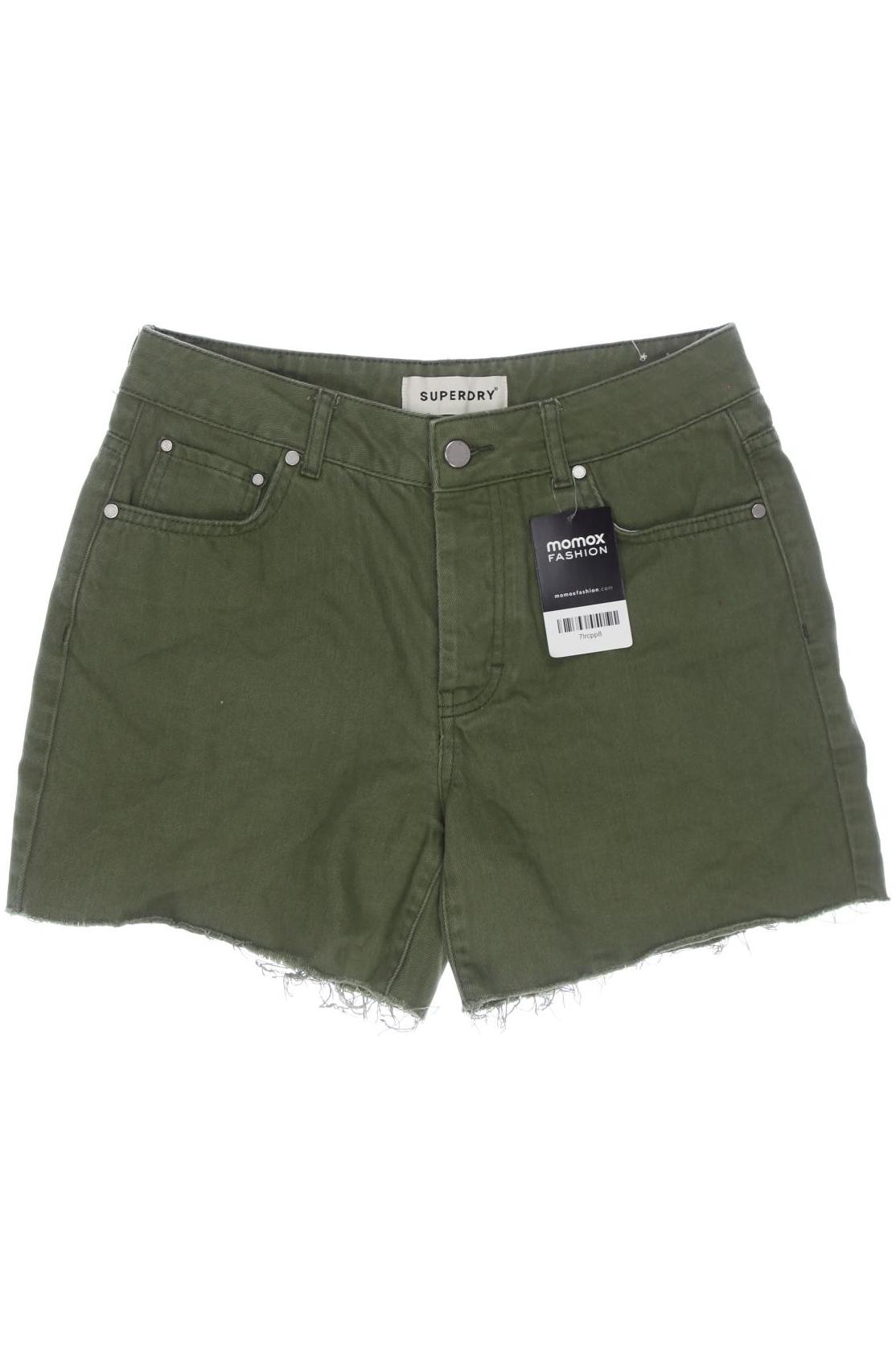 

Superdry Damen Shorts, grün, Gr. 28