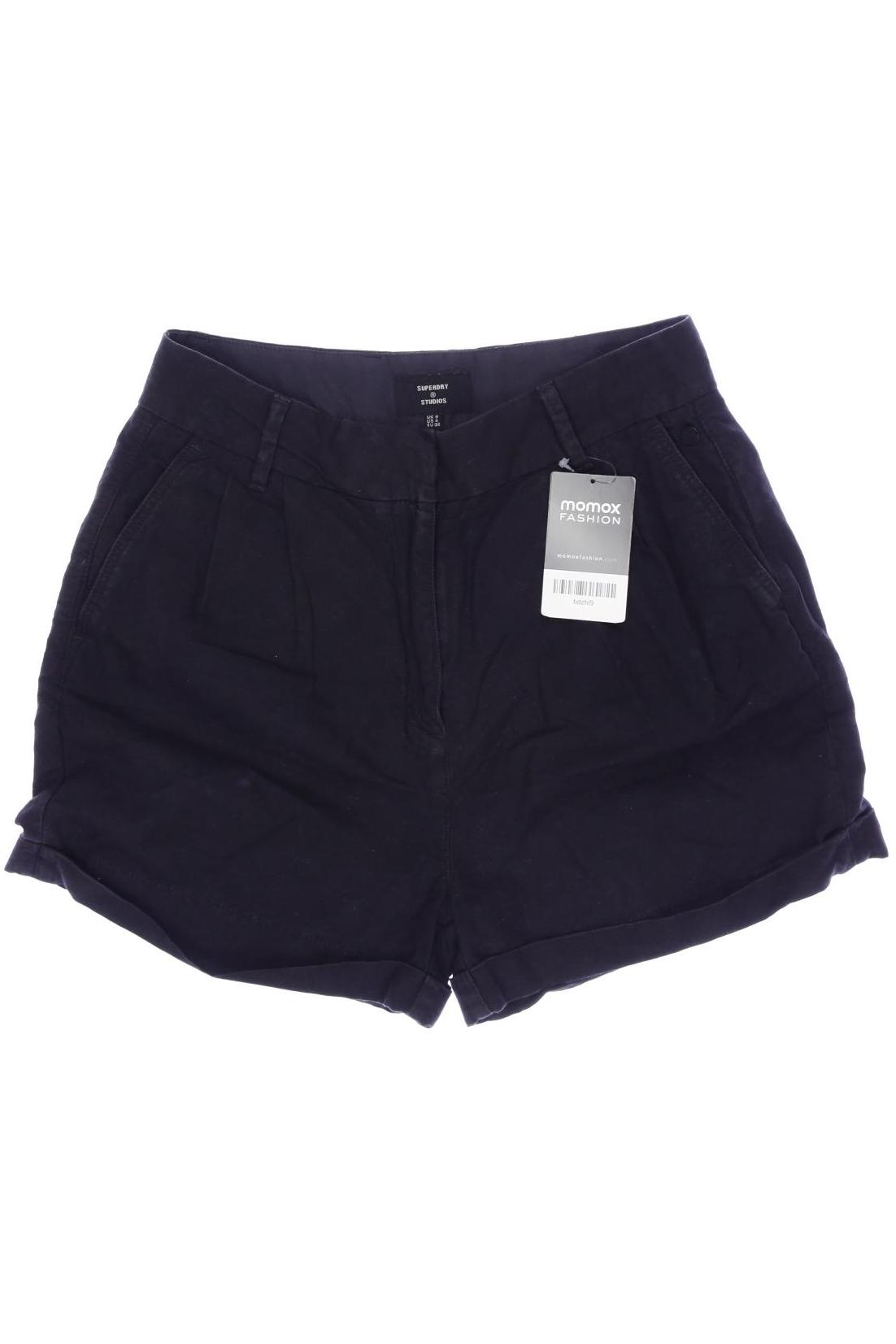 

Superdry Damen Shorts, schwarz, Gr. 36