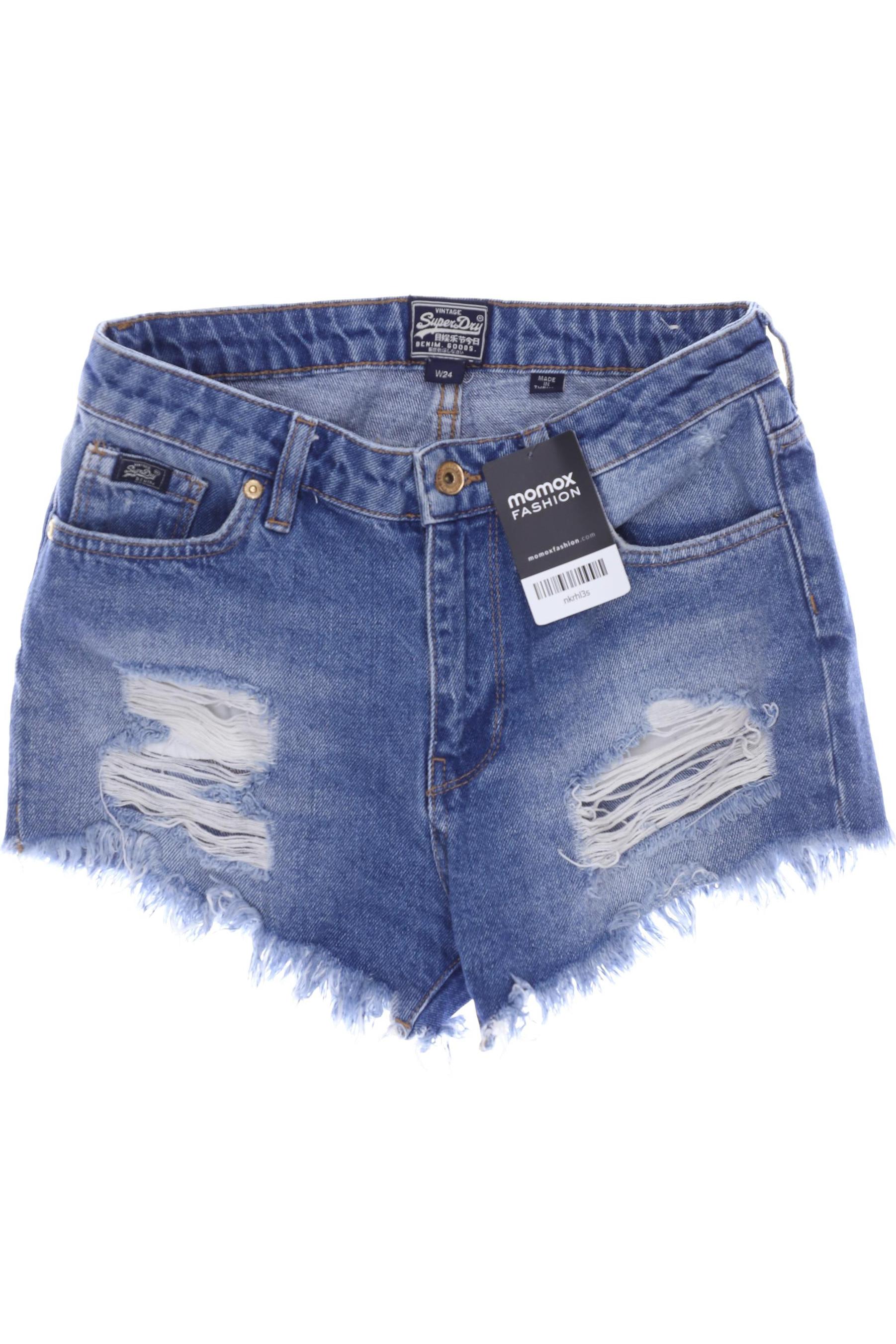 

Superdry Damen Shorts, blau, Gr. 24