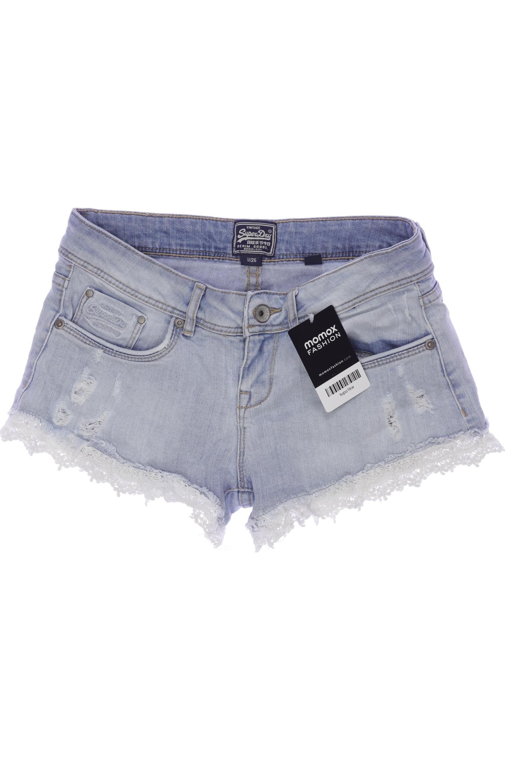 

Superdry Damen Shorts, blau, Gr. 26