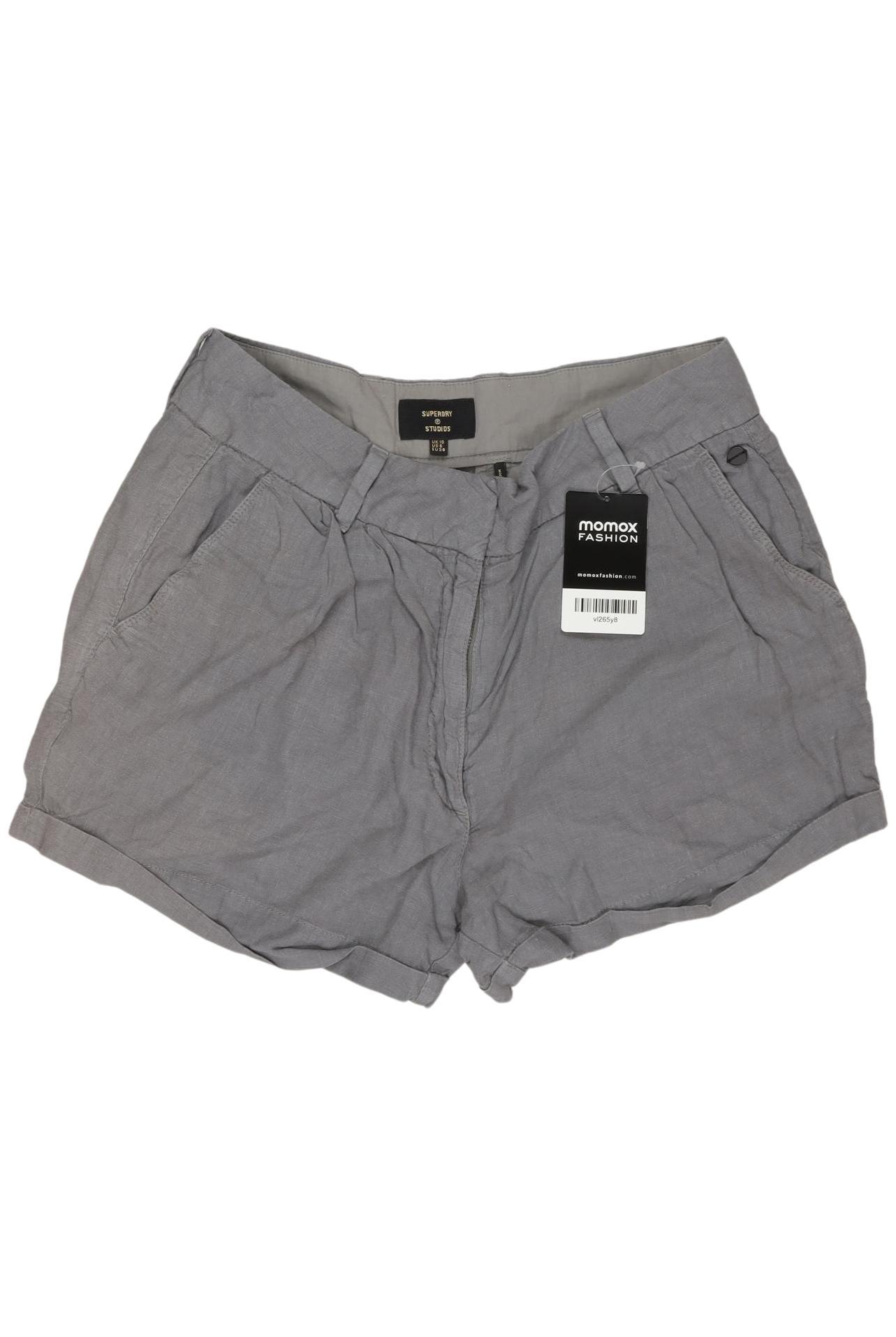 

Superdry Damen Shorts, grau, Gr. 38