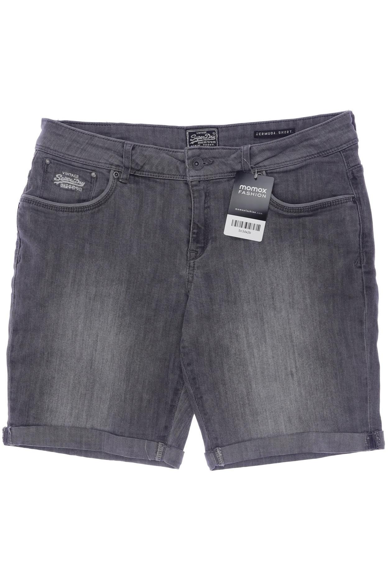

Superdry Damen Shorts, grau, Gr. 32