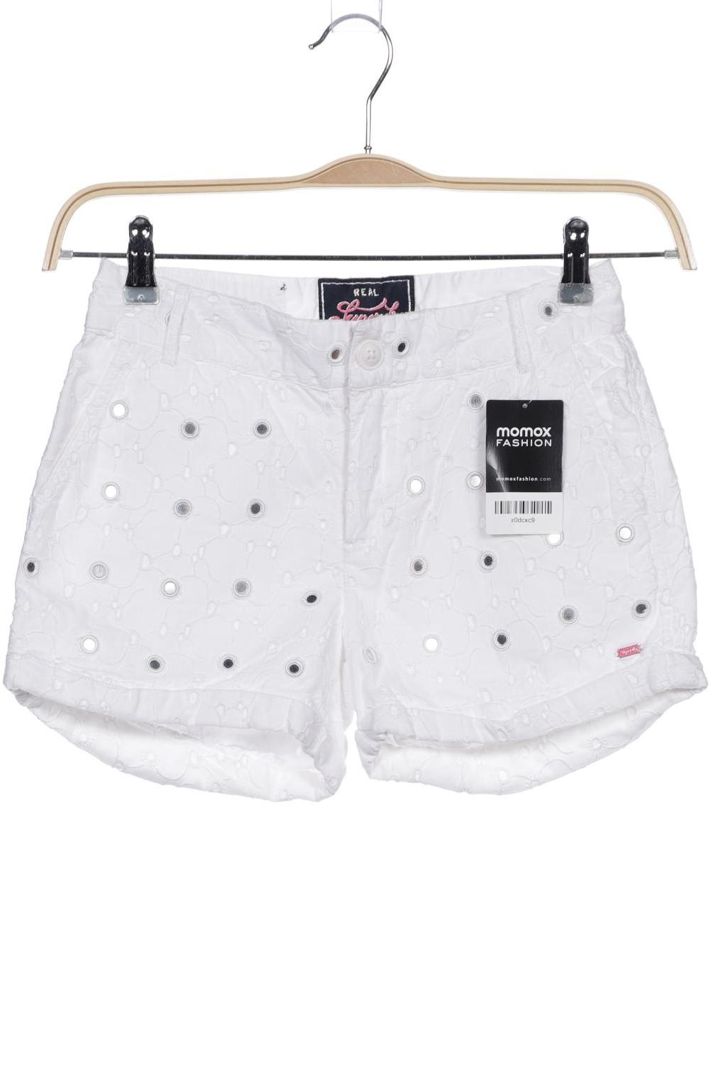 

Superdry Damen Shorts, weiß, Gr. 34