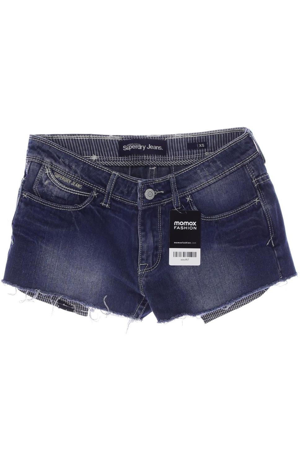 

Superdry Damen Shorts, blau, Gr. 34