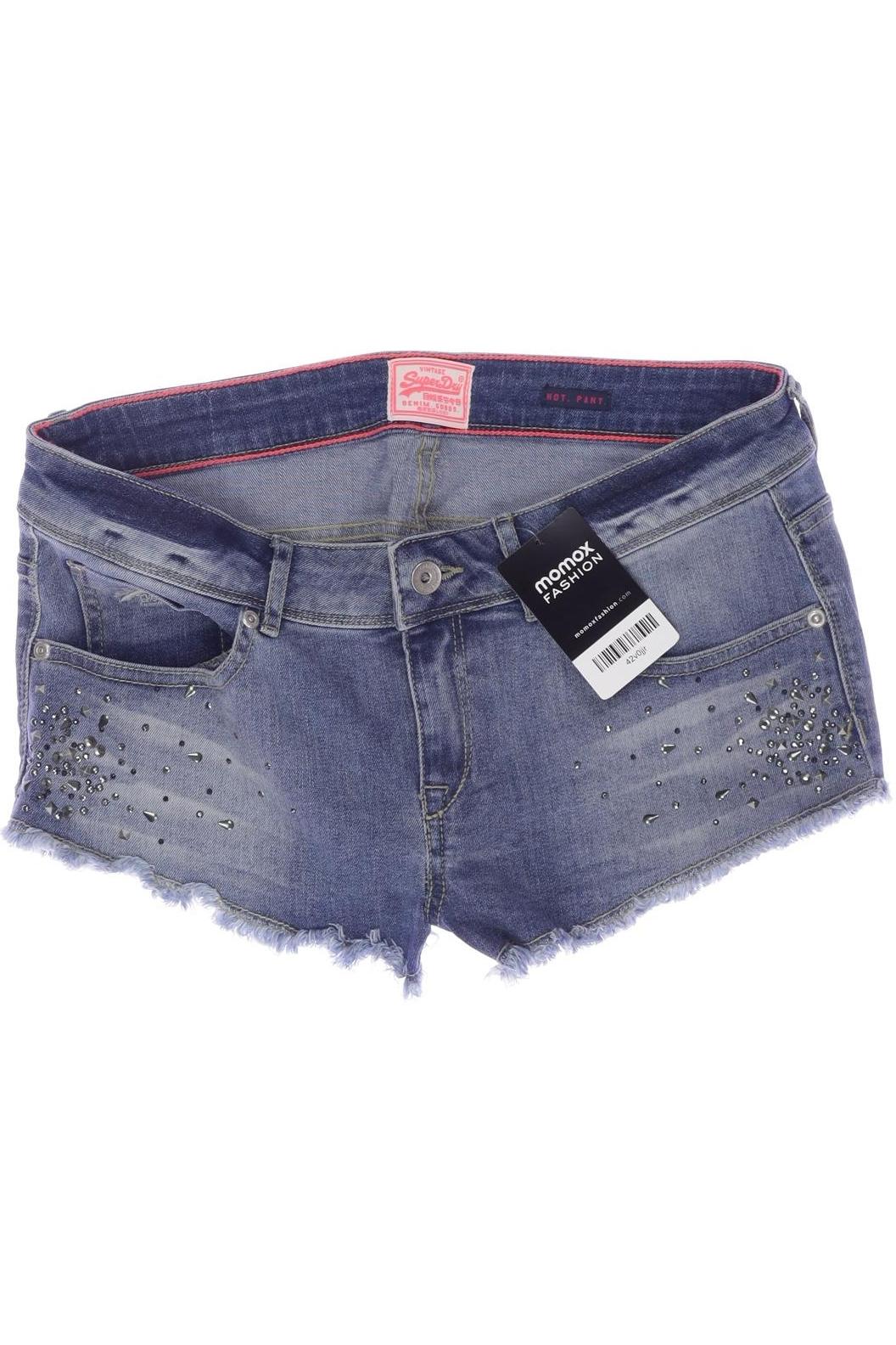 

Superdry Damen Shorts, blau, Gr. 30